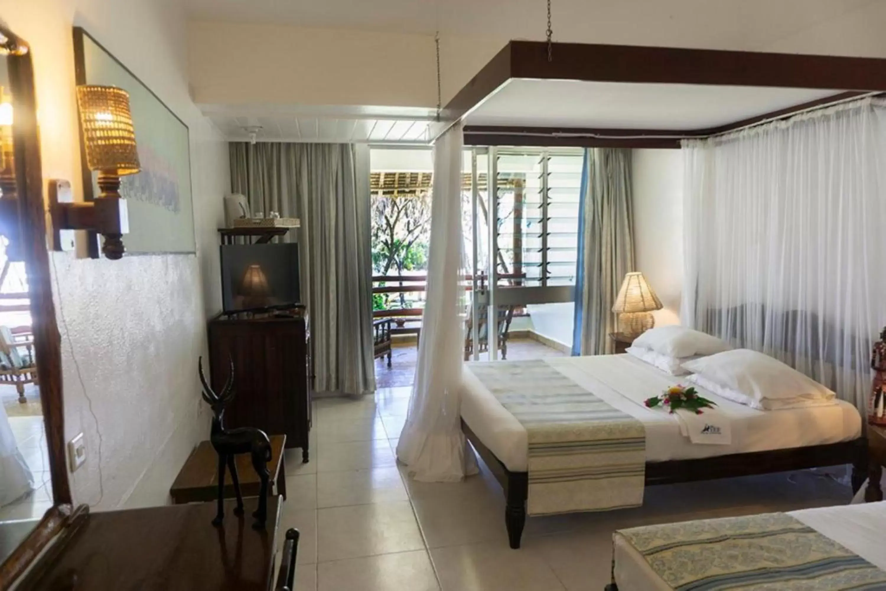 Bed in Reef Hotel Mombasa