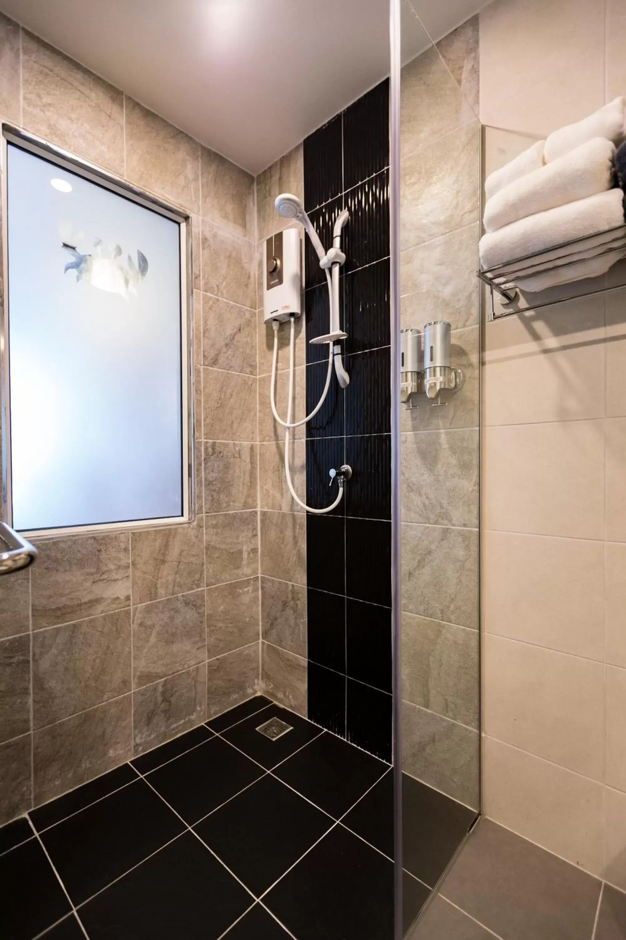 Shower, Bathroom in Maneetel Krabi Beachfront-SHA Plus