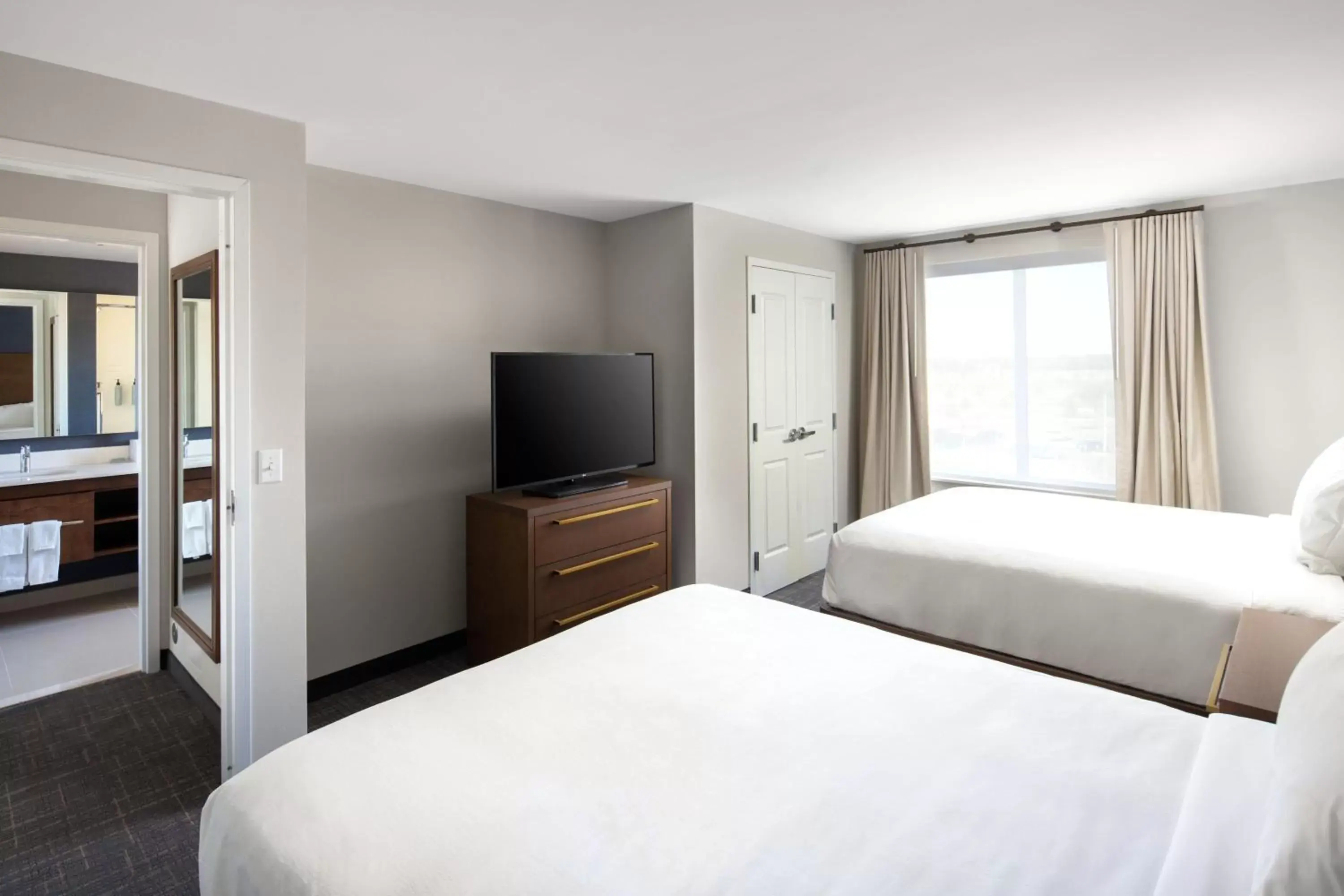 Bedroom, Bed in Residence Inn by Marriott Tampa Wesley Chapel