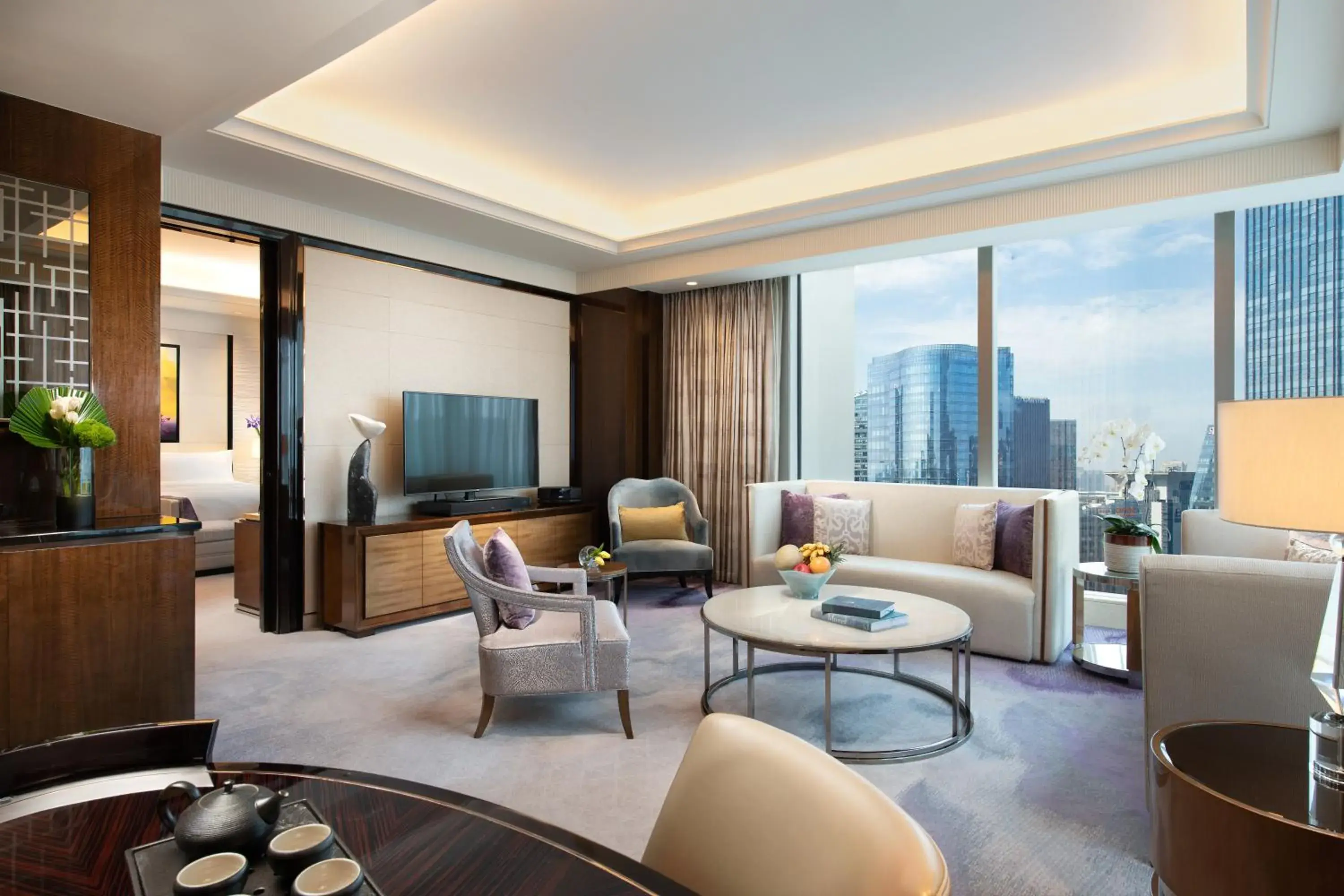 Living room, Seating Area in Fairmont Chengdu