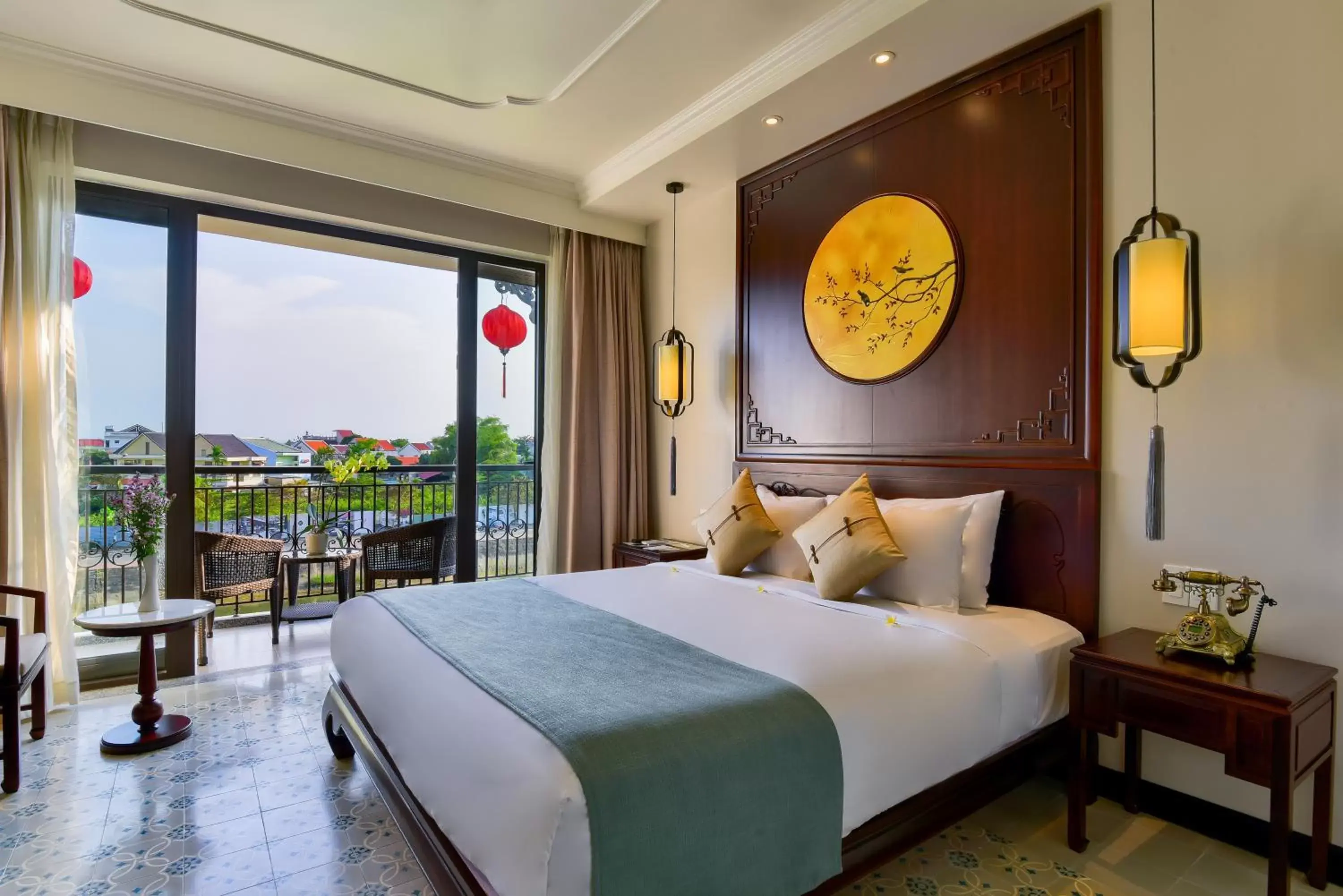 Bed in Laluna Hoi An Riverside Hotel & Spa