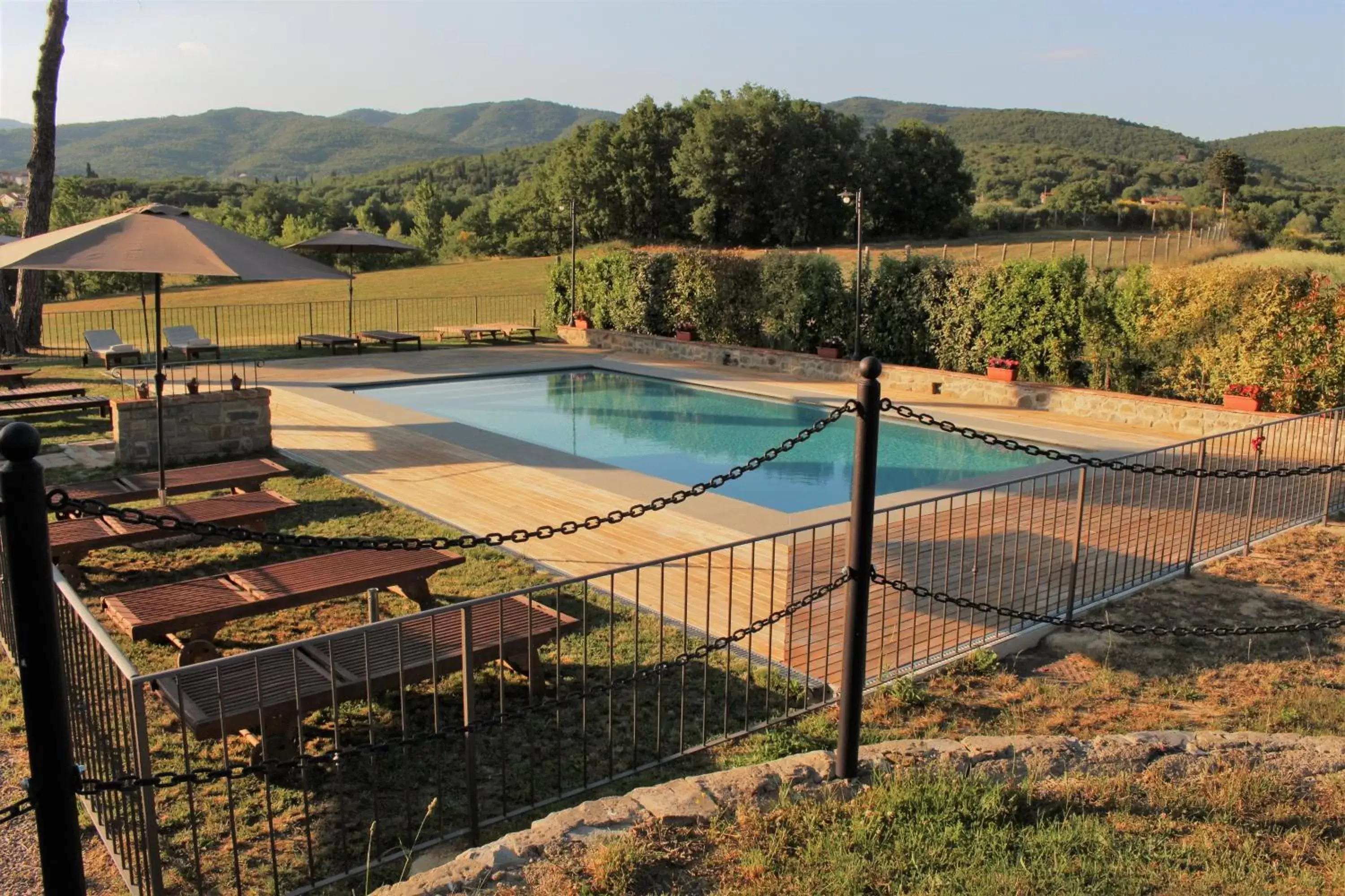 Pool View in Podere San Pietro Resort