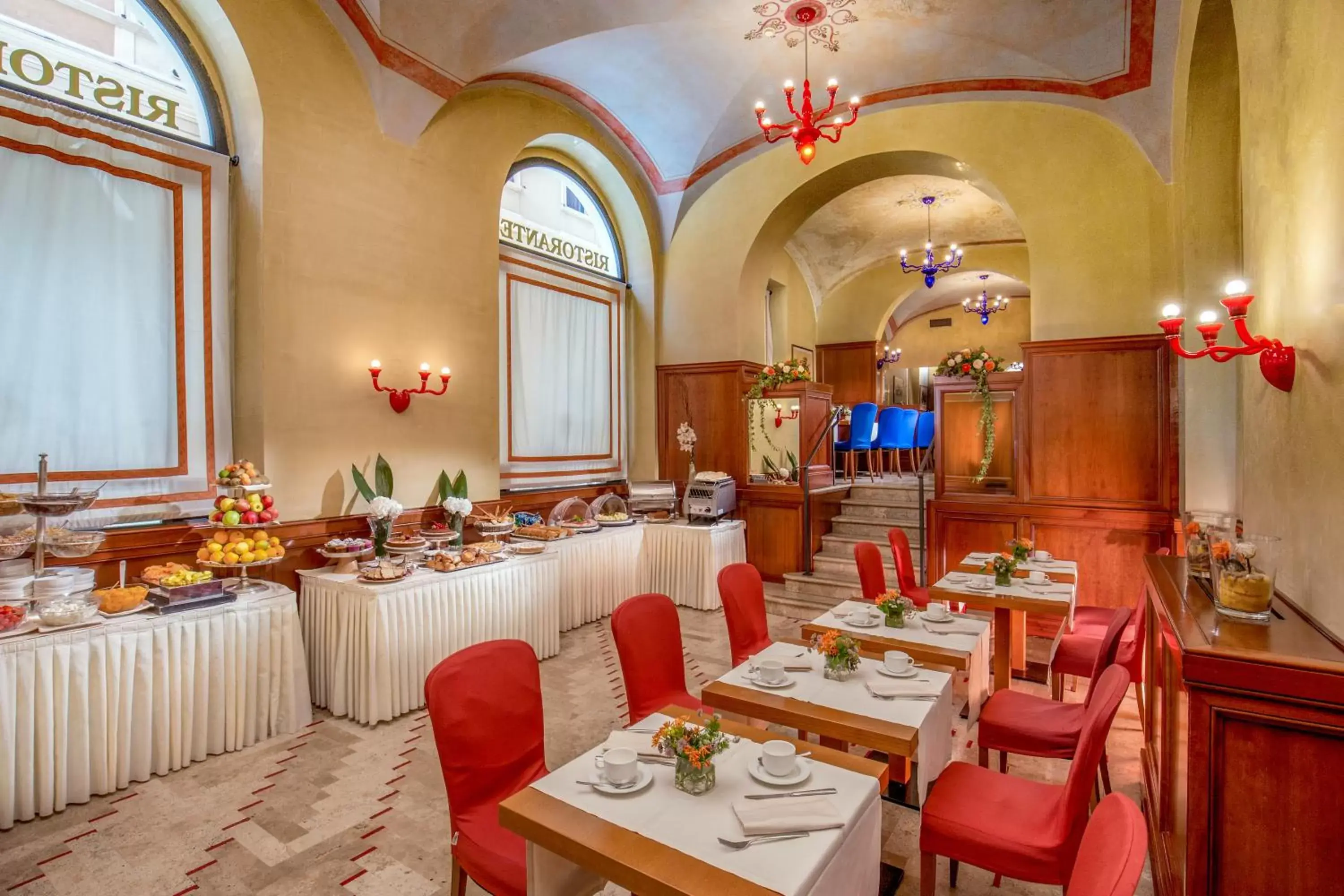 Breakfast, Restaurant/Places to Eat in UNAWAY Hotel Empire Roma