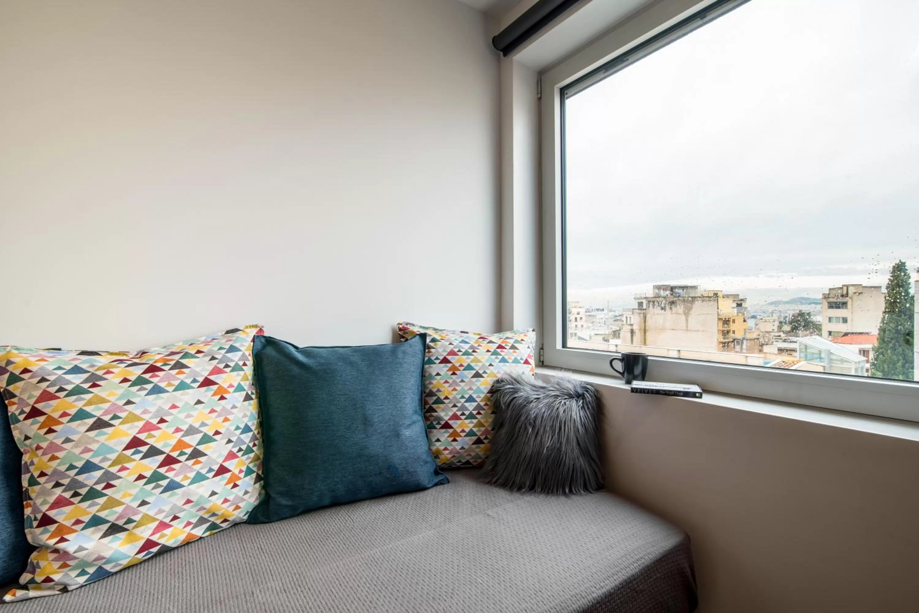 Bed in AthinA STREETAPARTMENTS