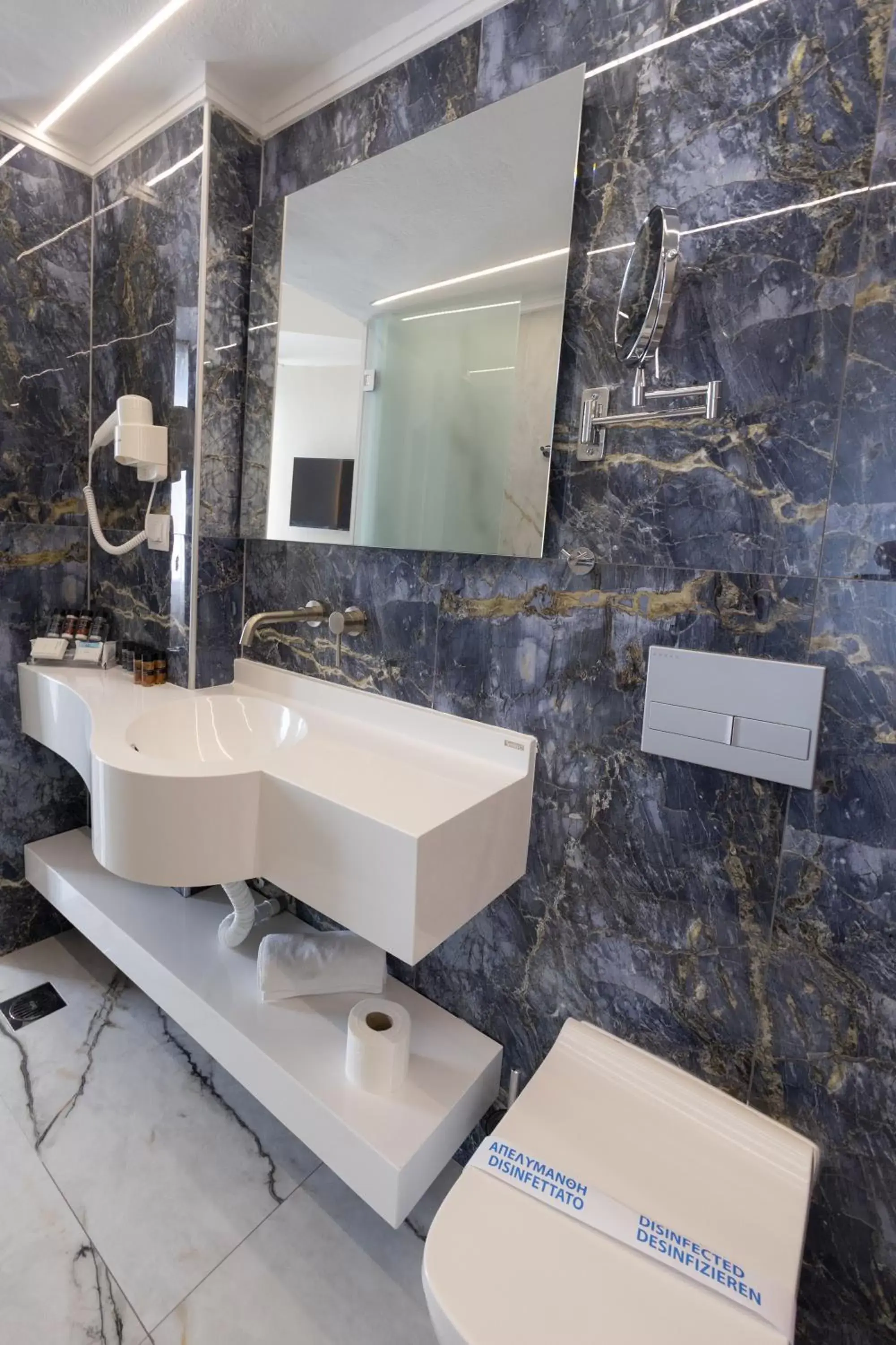 Bathroom in Modern Revival Luxury Hotel