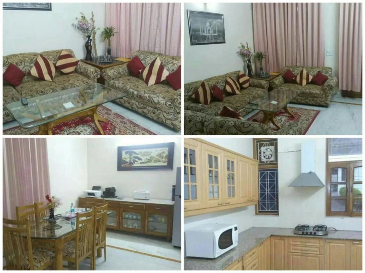 Communal lounge/ TV room, Seating Area in Raj Cottage Ganga Vatika