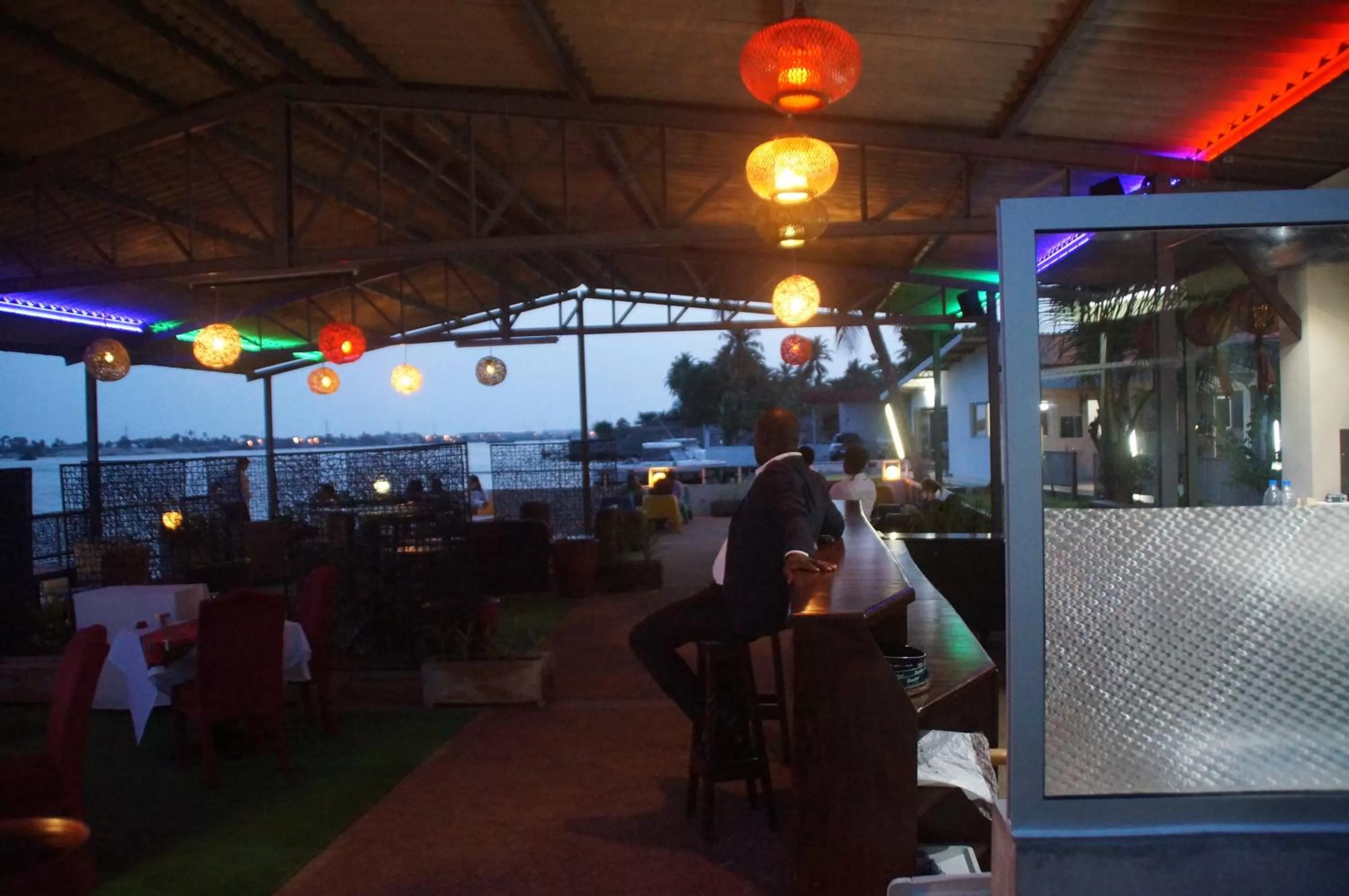 Patio in Hotel Le Marly