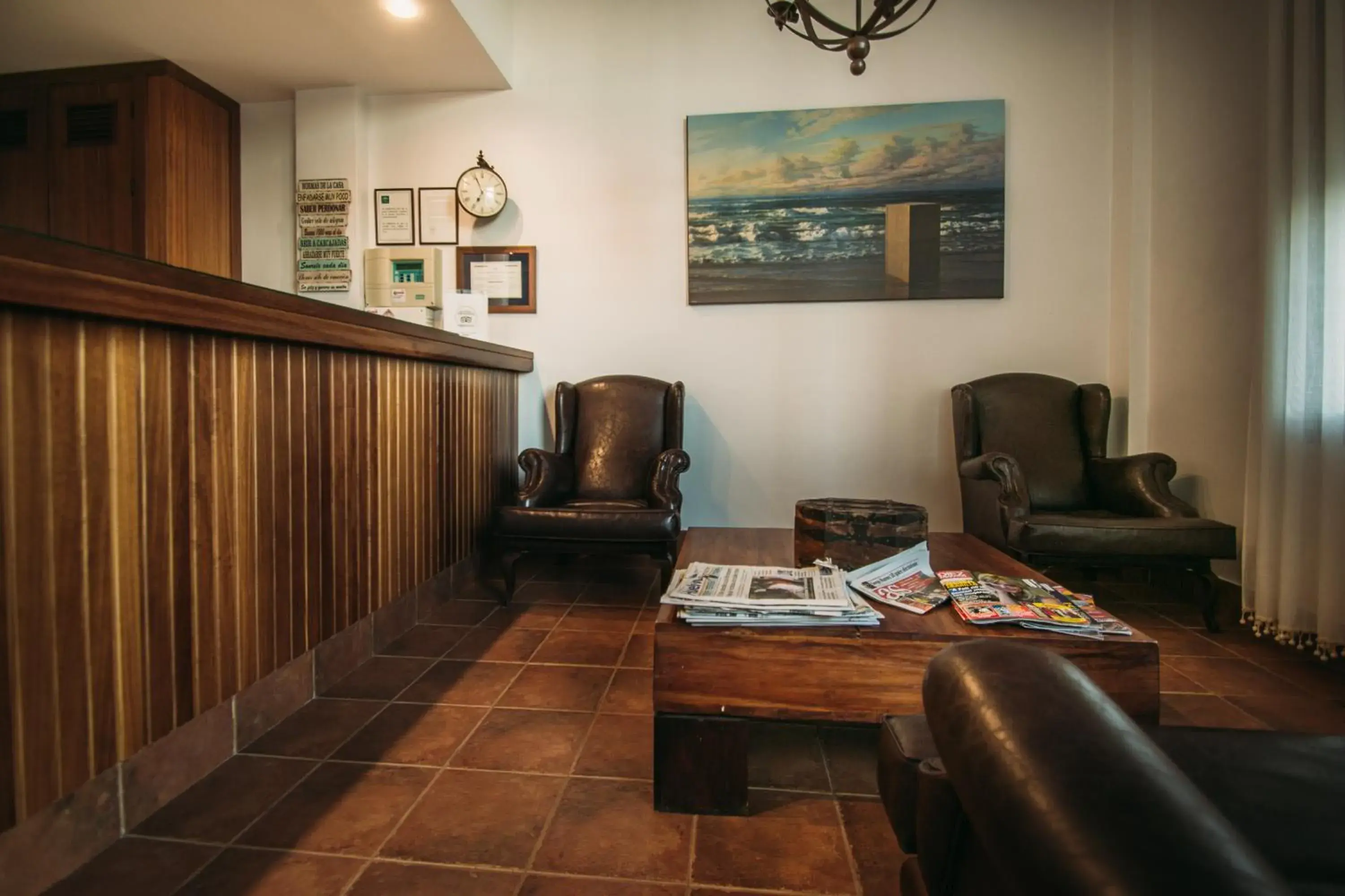 Lobby or reception in Hotel Valsequillo Lobby or reception in Hotel Valsequillo