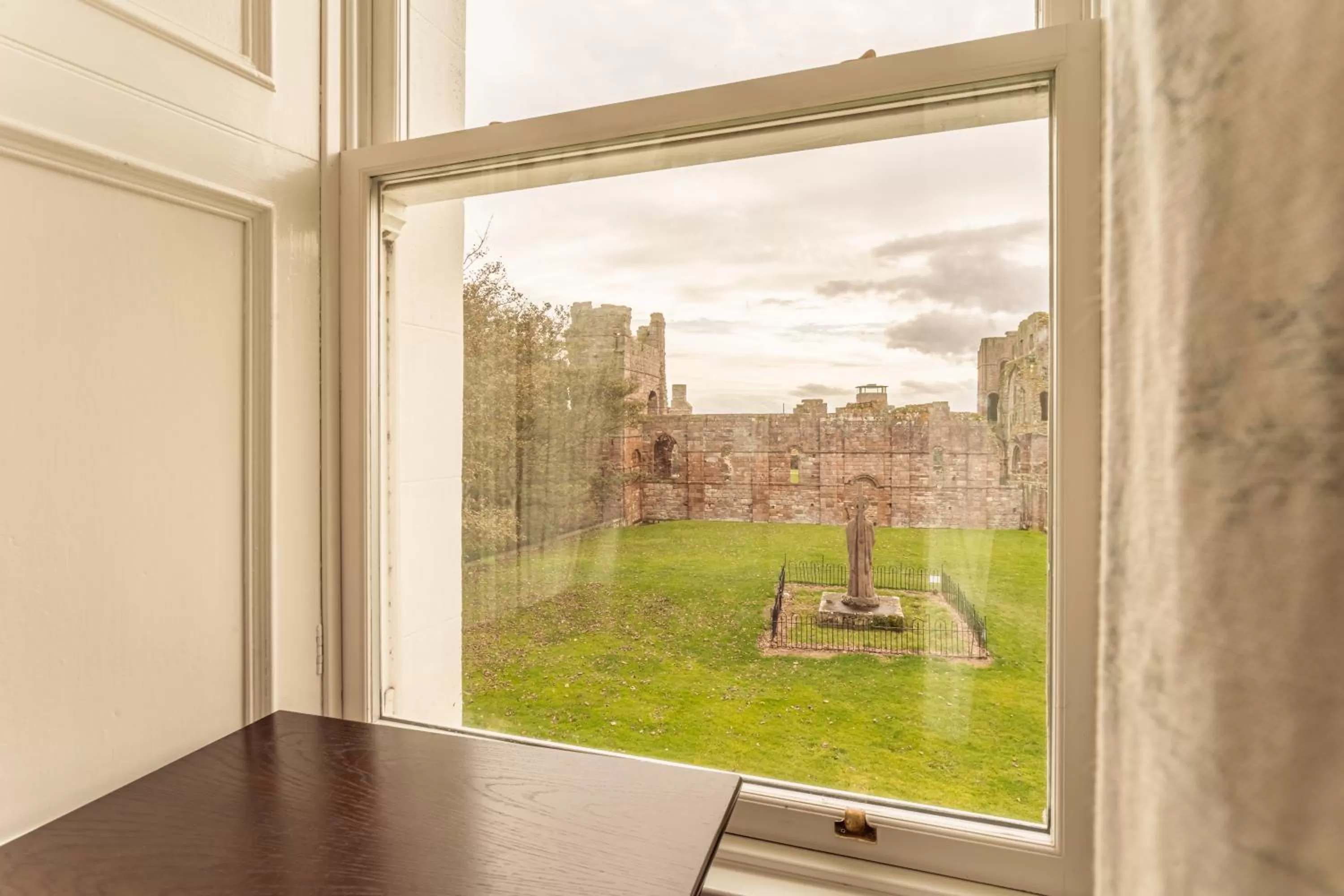 Landmark view in Manor House Hotel Holy Island