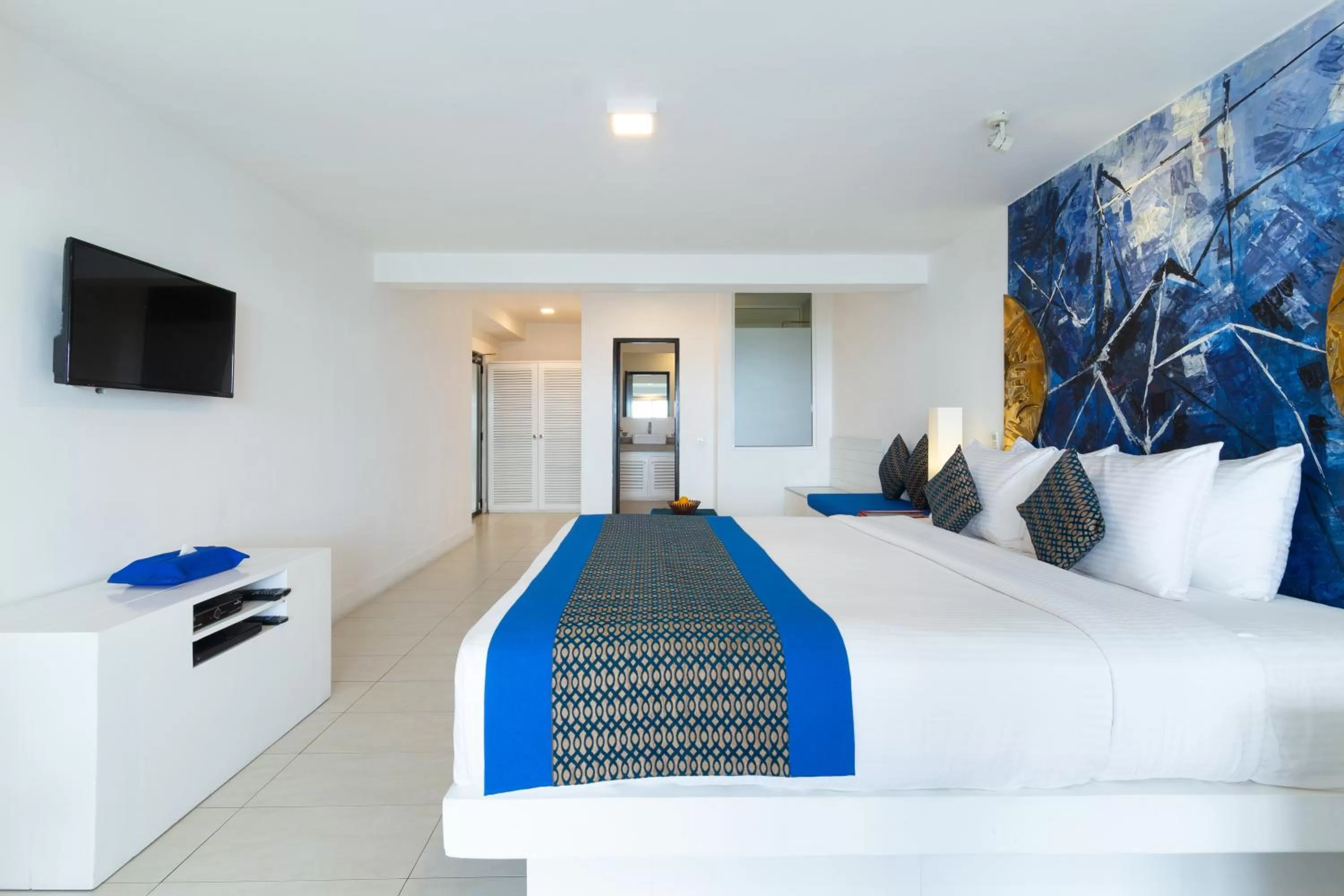 Bedroom, Bed in The Theva Residency