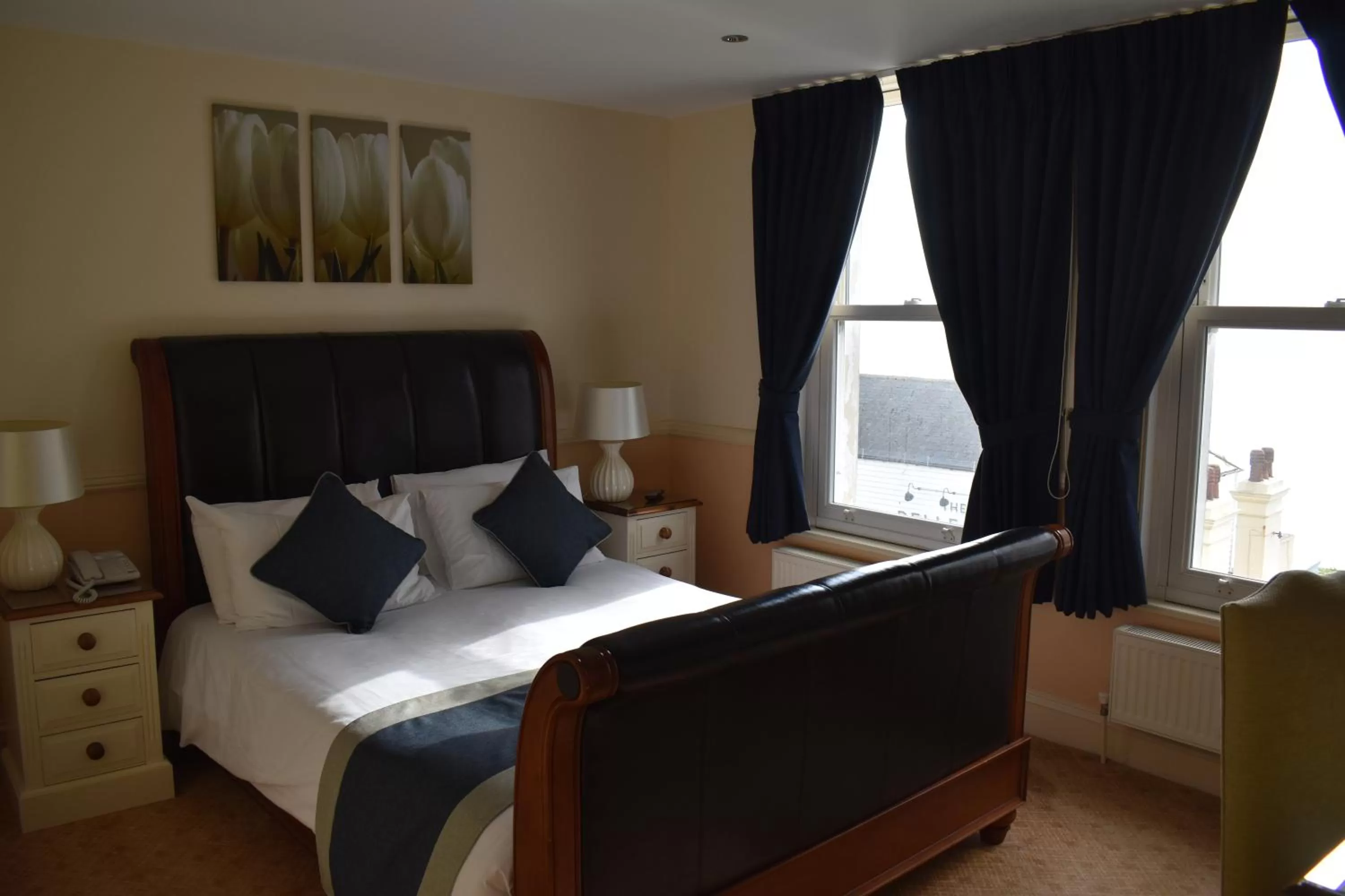 Bed in The Pegwell Bay Hotel