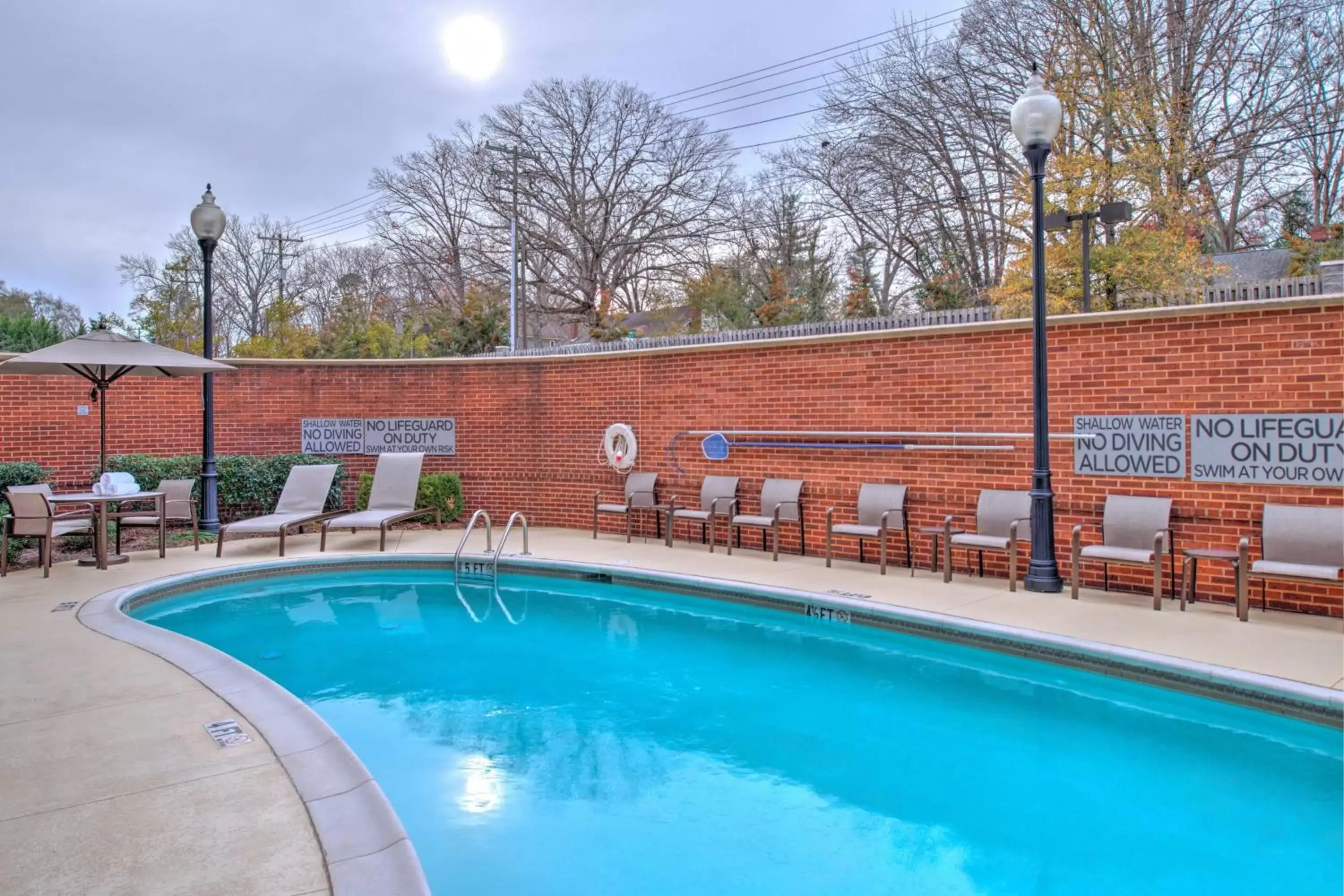 Swimming Pool in Courtyard Clemson