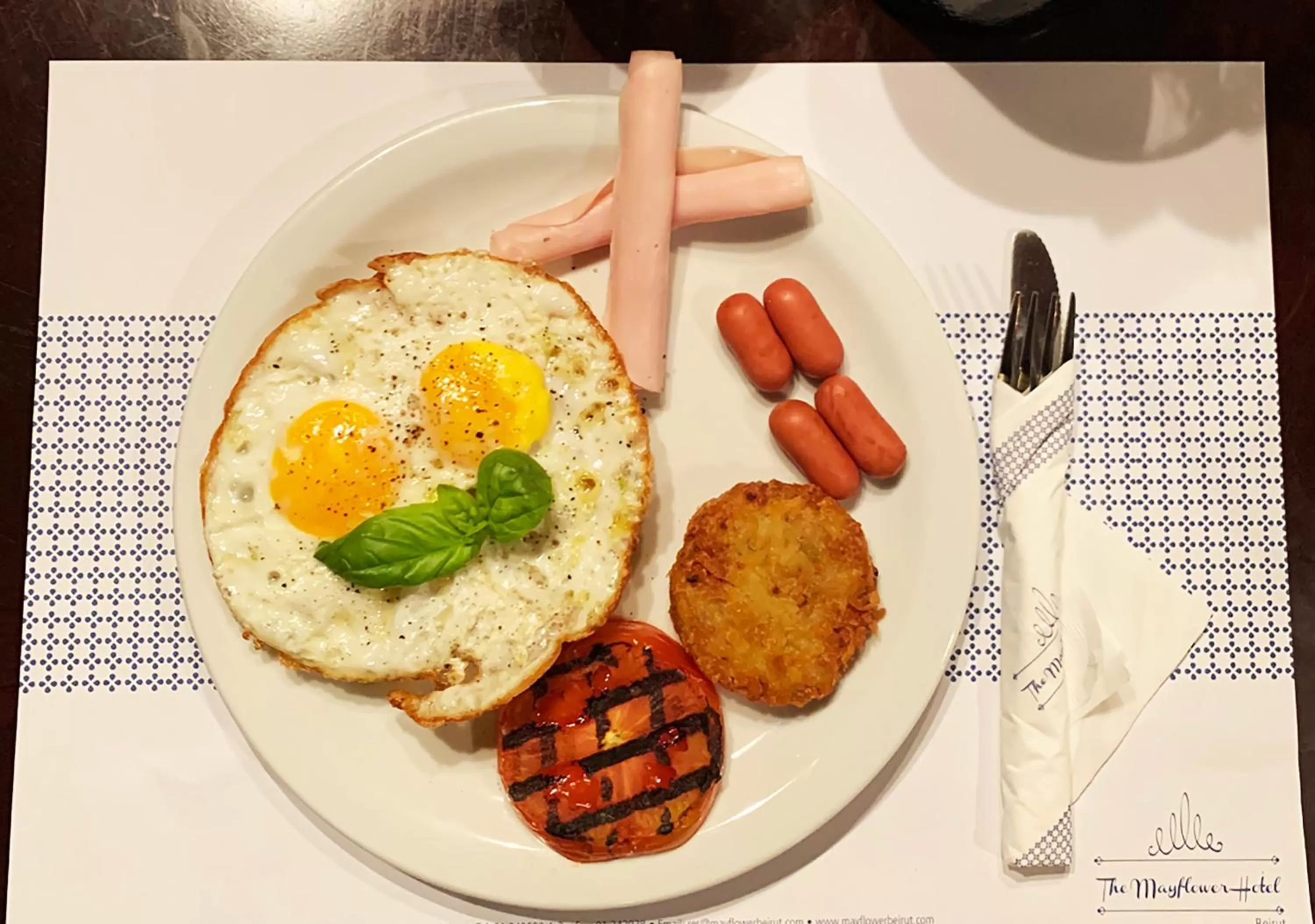 Breakfast in The Mayflower Hotel