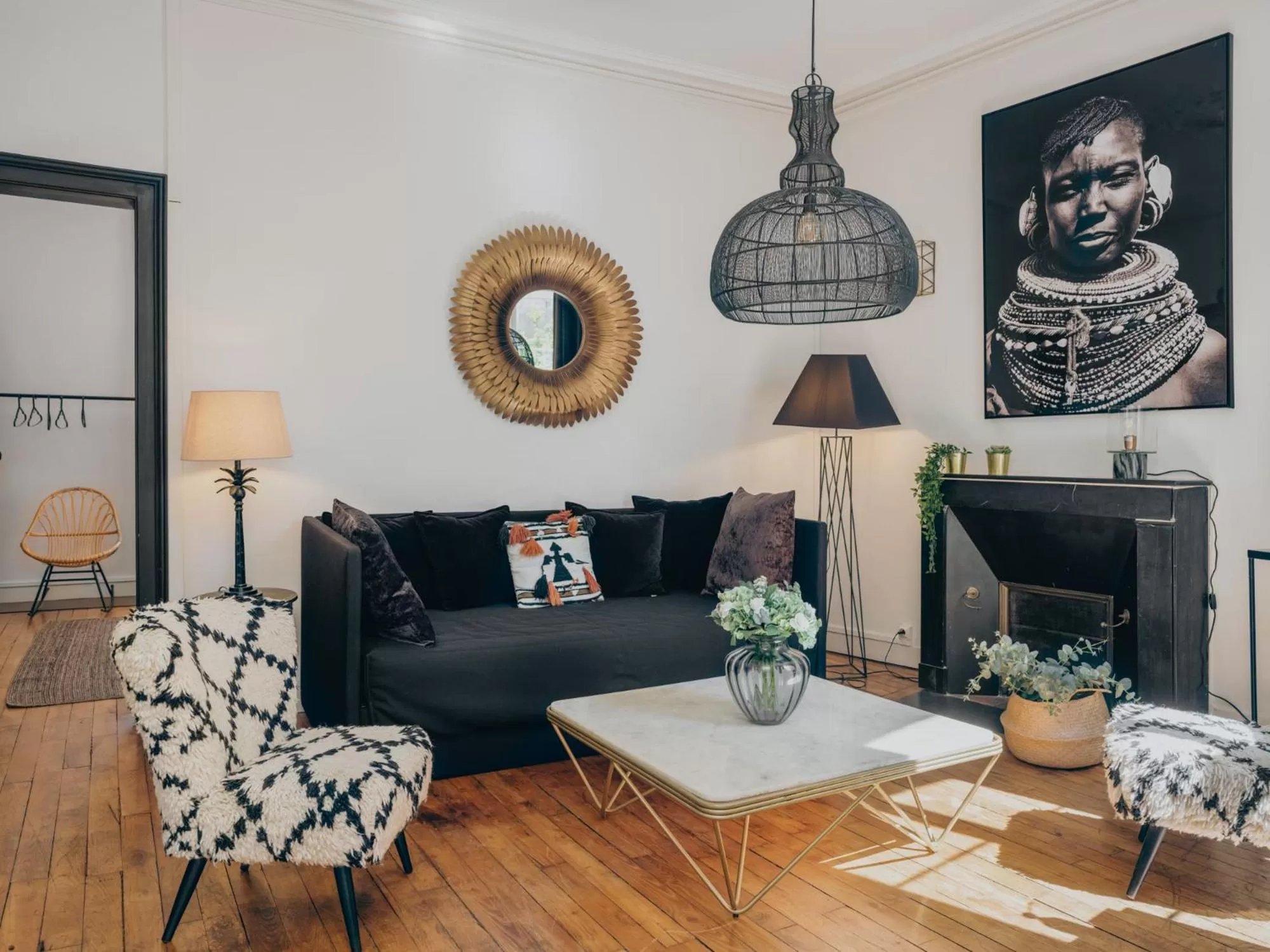 Living room in Hôtel Lanjuinais