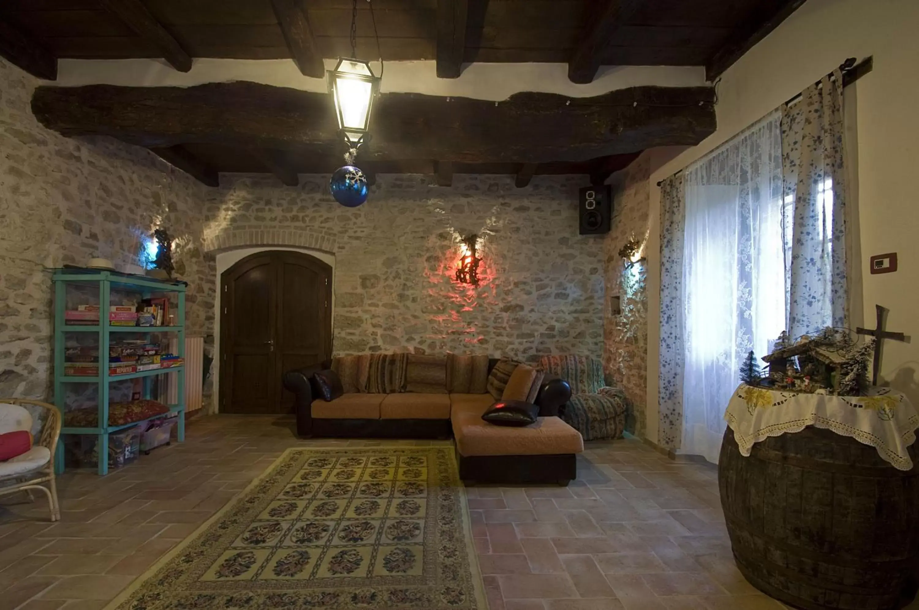 Communal lounge/ TV room, Seating Area in Casale del Monsignore