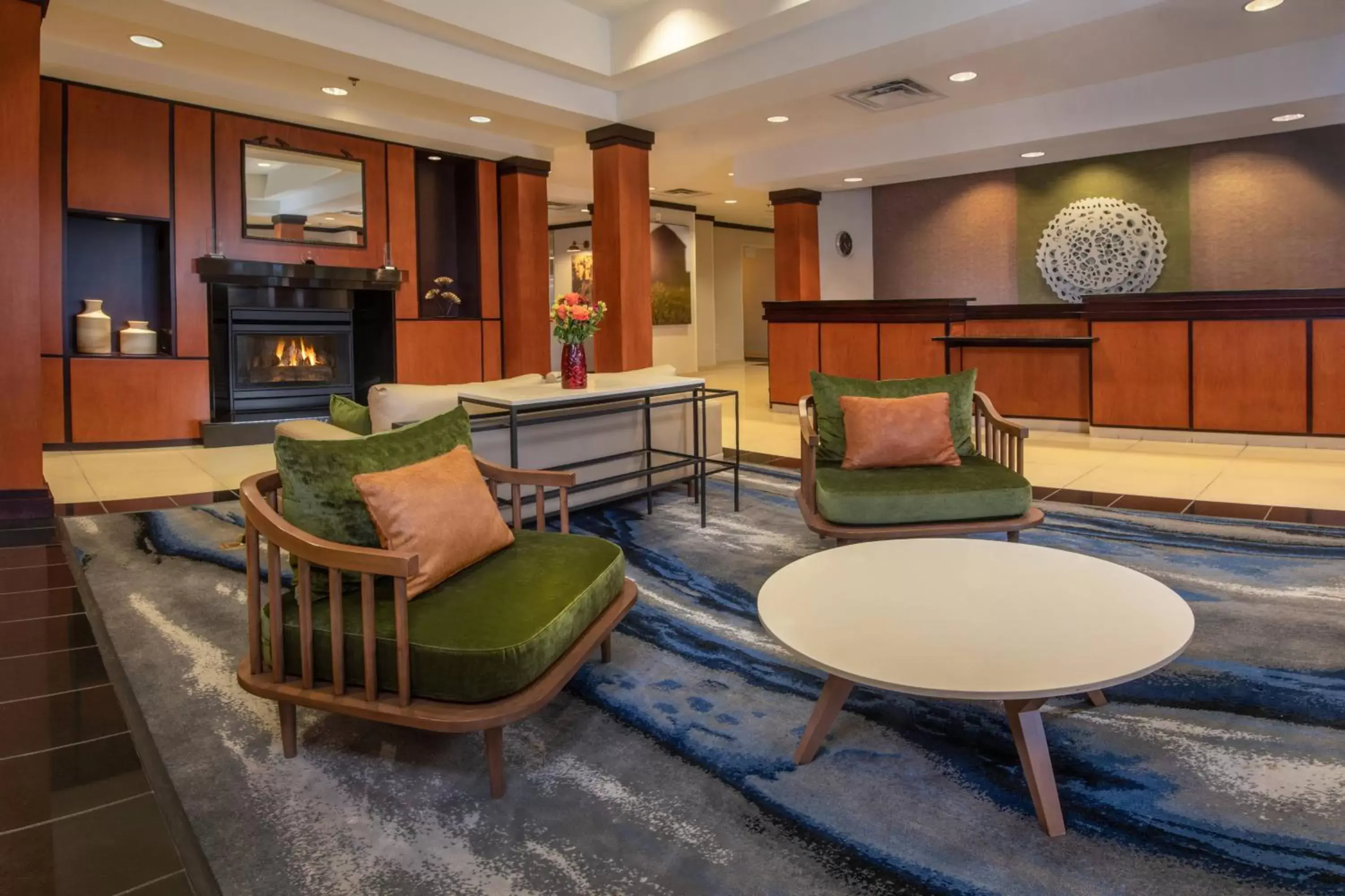 Lobby or reception, Lobby/Reception in Fairfield Inn and Suites by Marriott Harrisonburg