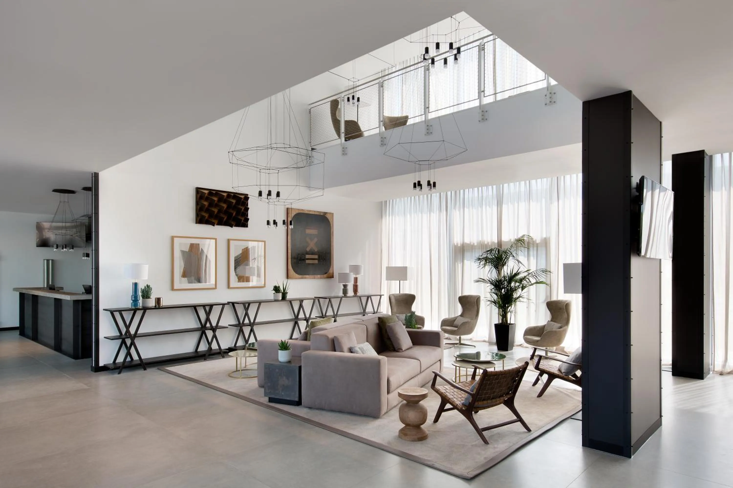 Living room in J Hotel