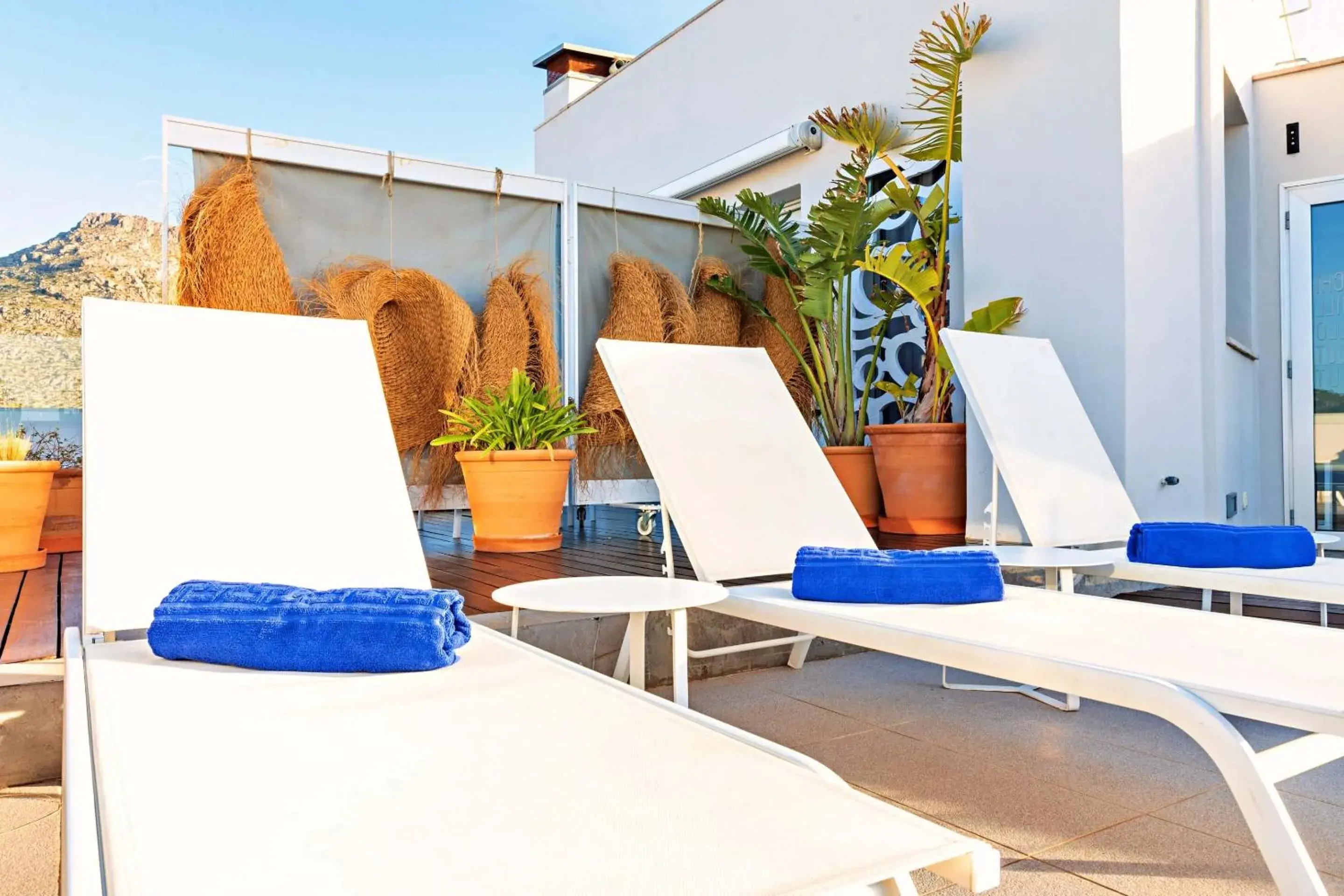 Patio, Swimming Pool in Mar Calma Hotel