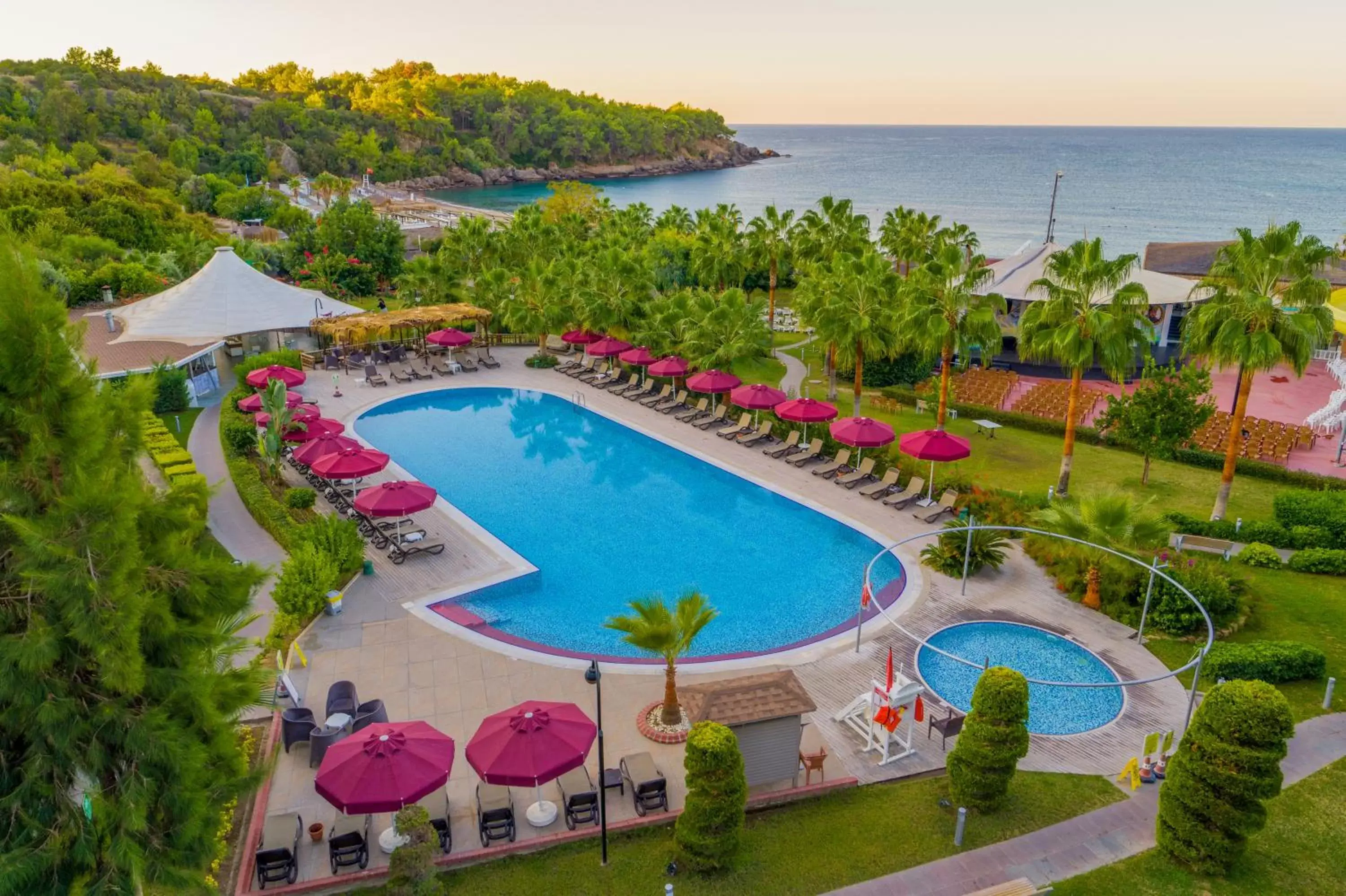 Pool View in Justiniano Deluxe Resort