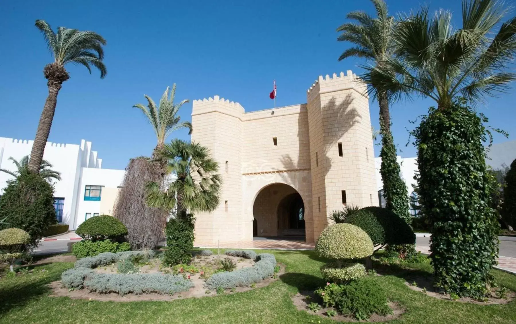 Facade/entrance in Mahdia Palace Thalasso