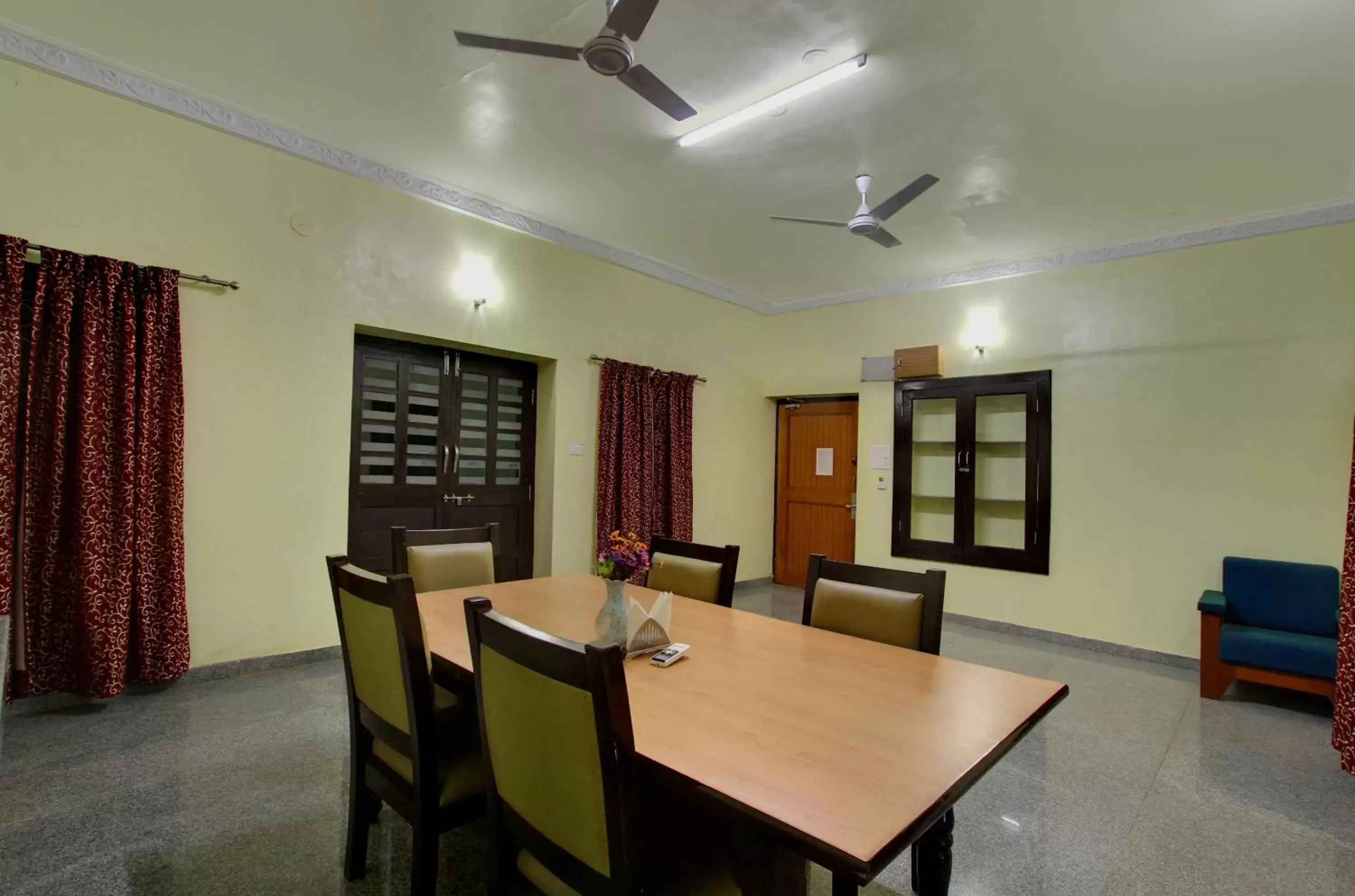 View (from property/room), Dining Area in Kanthi Resorts Badami
