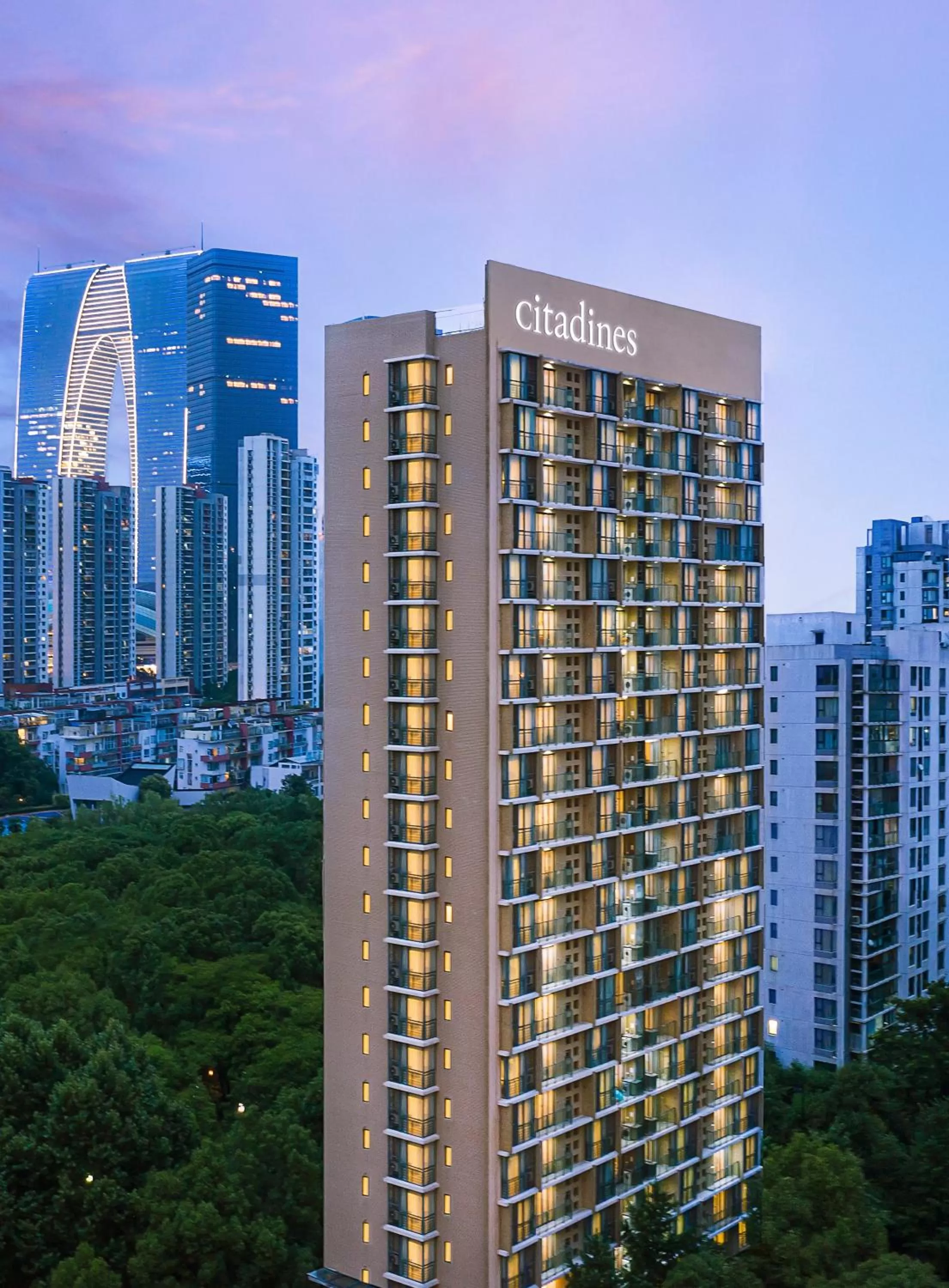 Property building in Citadines Xinghai Suzhou