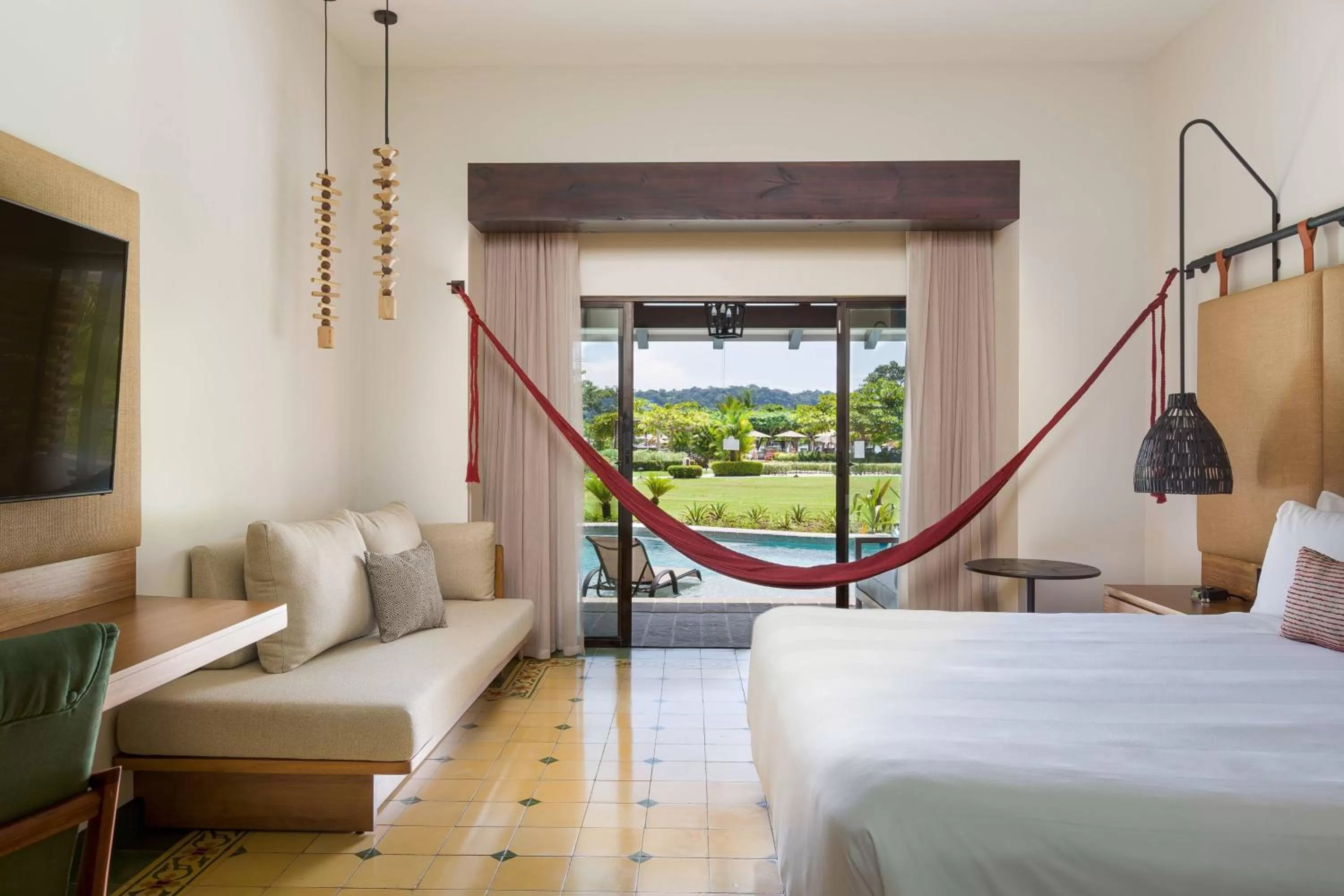 Photo of the whole room, Bed in Los Sueños Marriott Ocean & Golf Resort