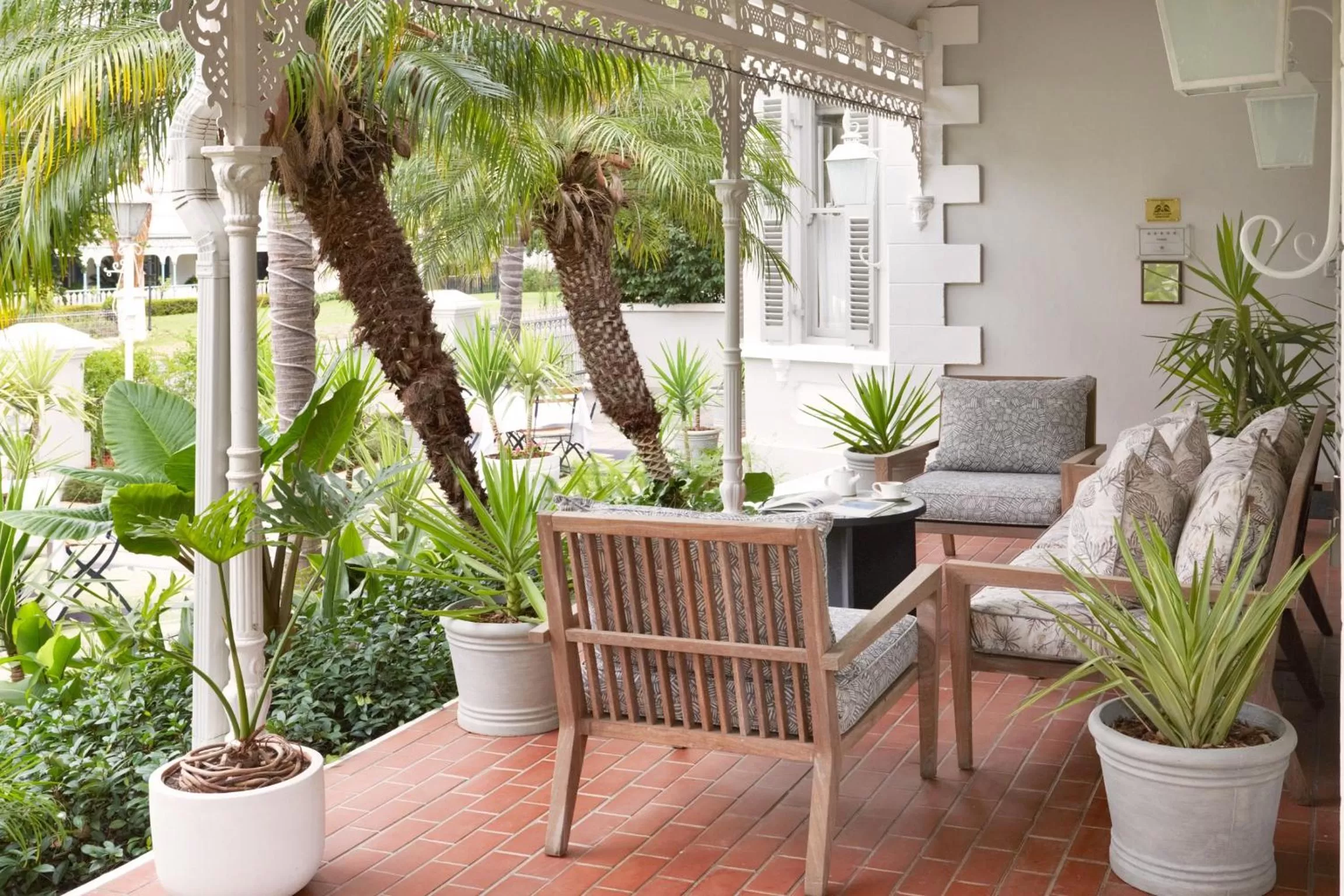 Patio in The Robertson Small Hotel and Spa by The Living Journey Collection