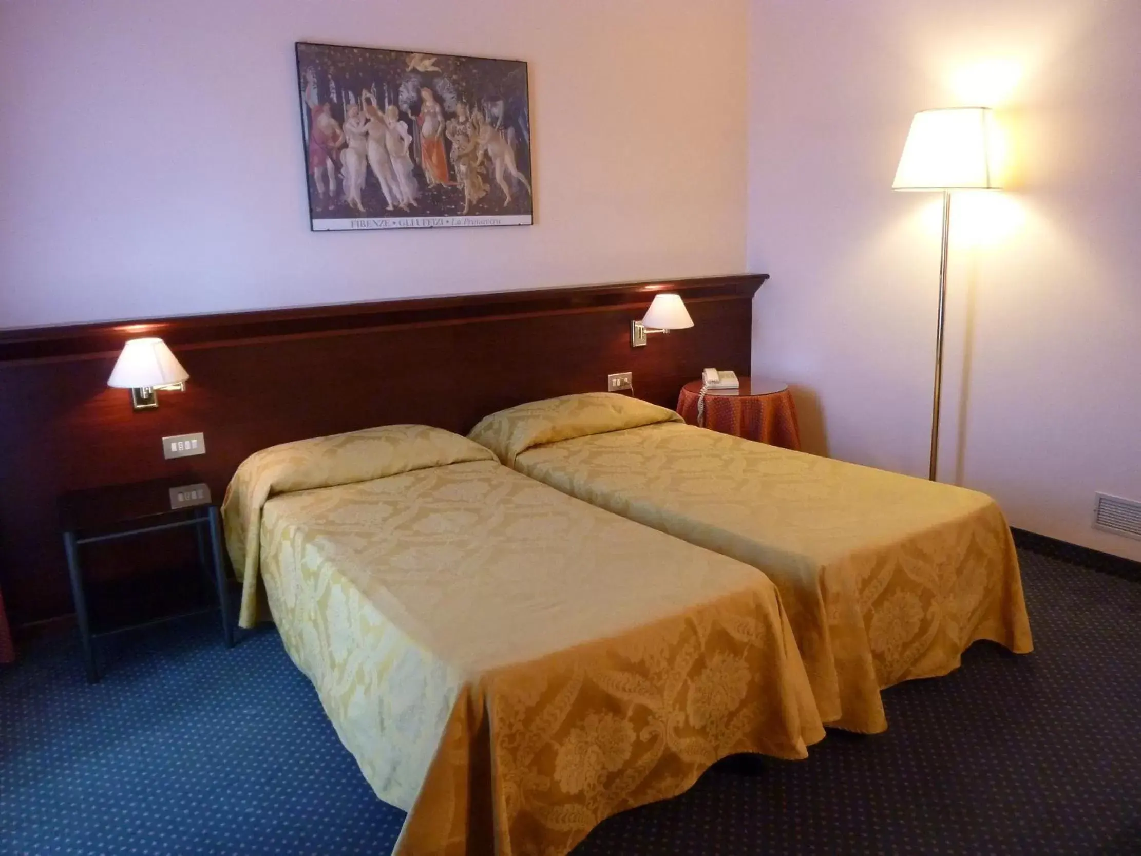 Bed in Hotel Torretta