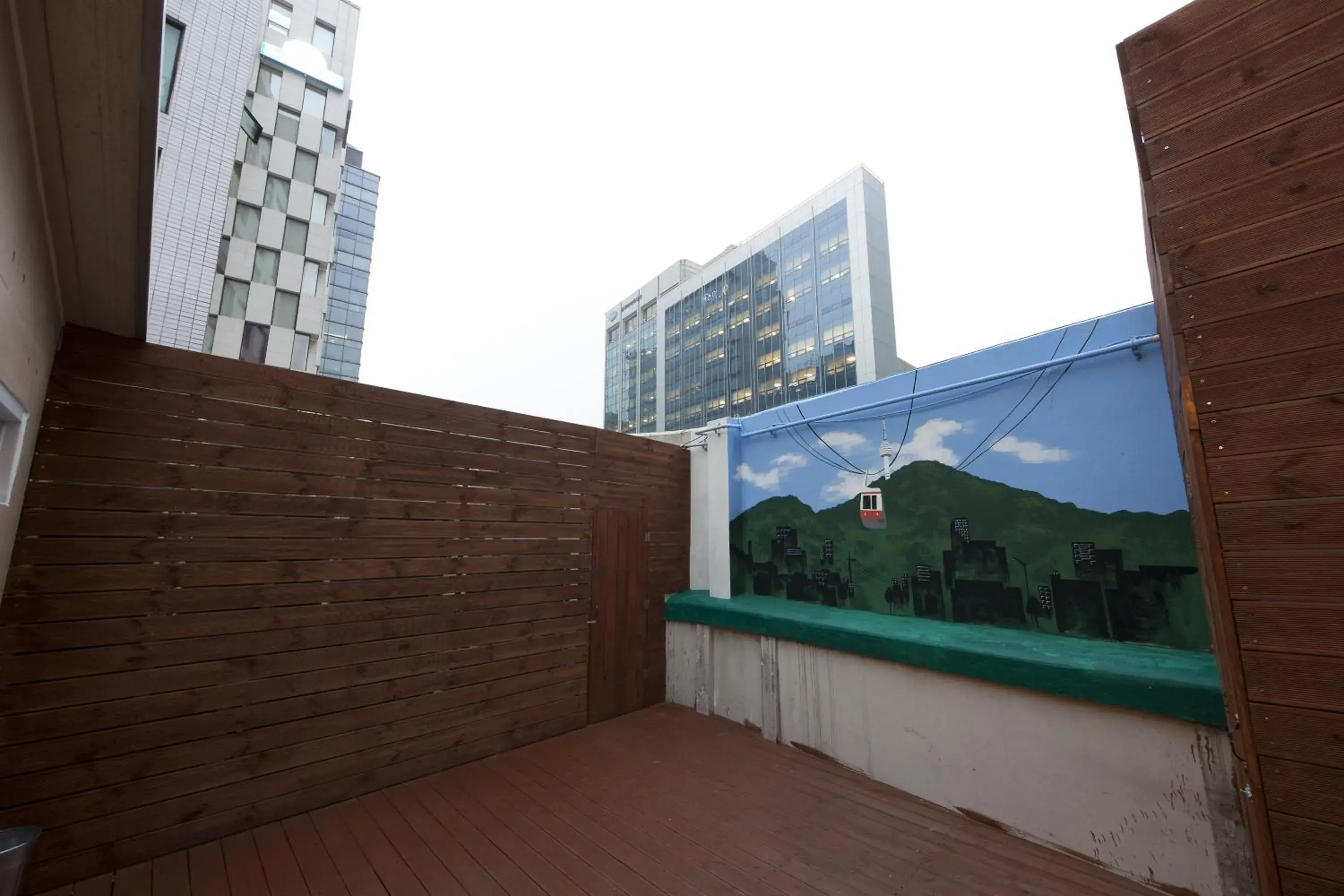 Balcony/Terrace in K-Guesthouse Myeongdong 1