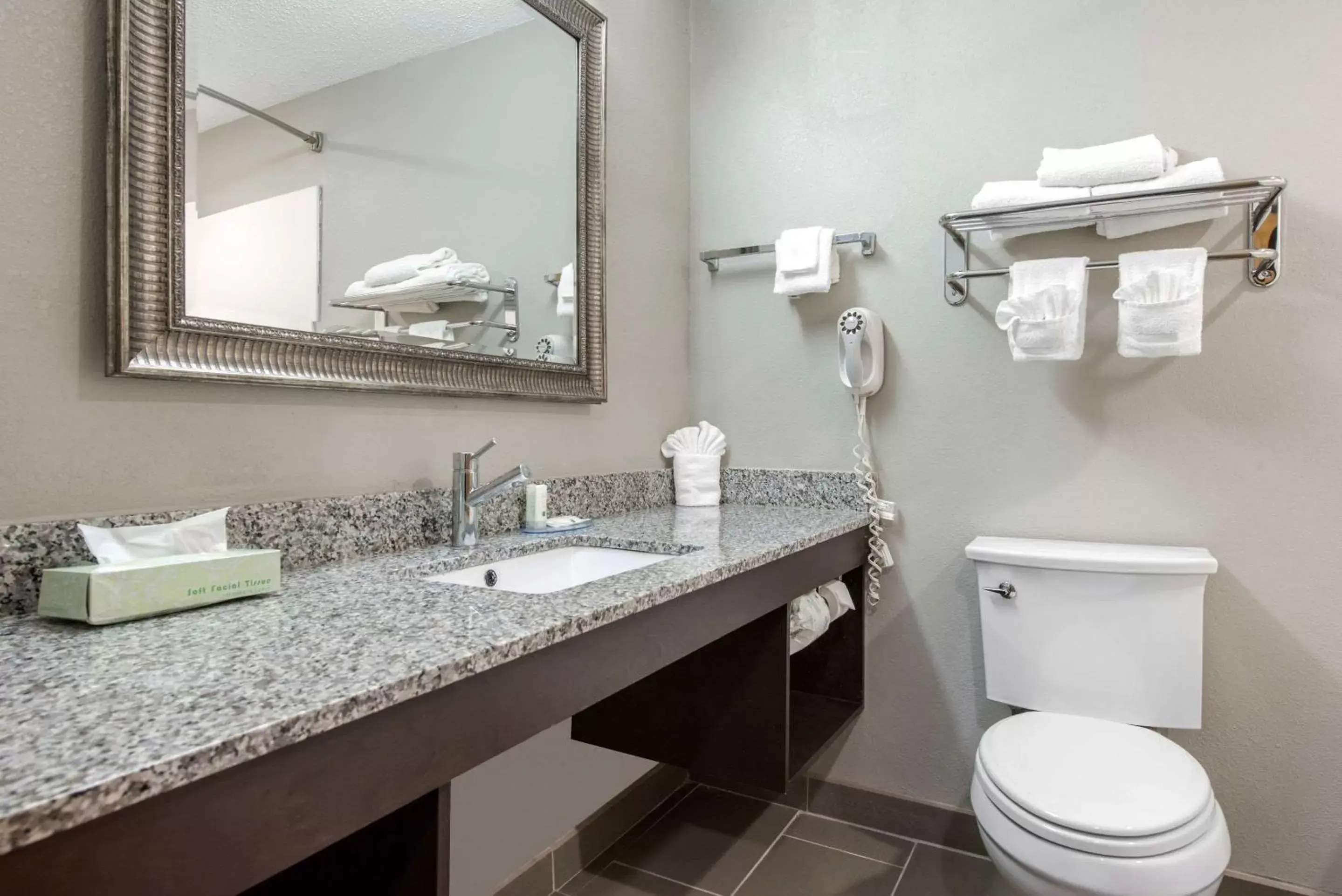 Bathroom in Quality Inn Indianapolis-Brownsburg - Indianapolis West