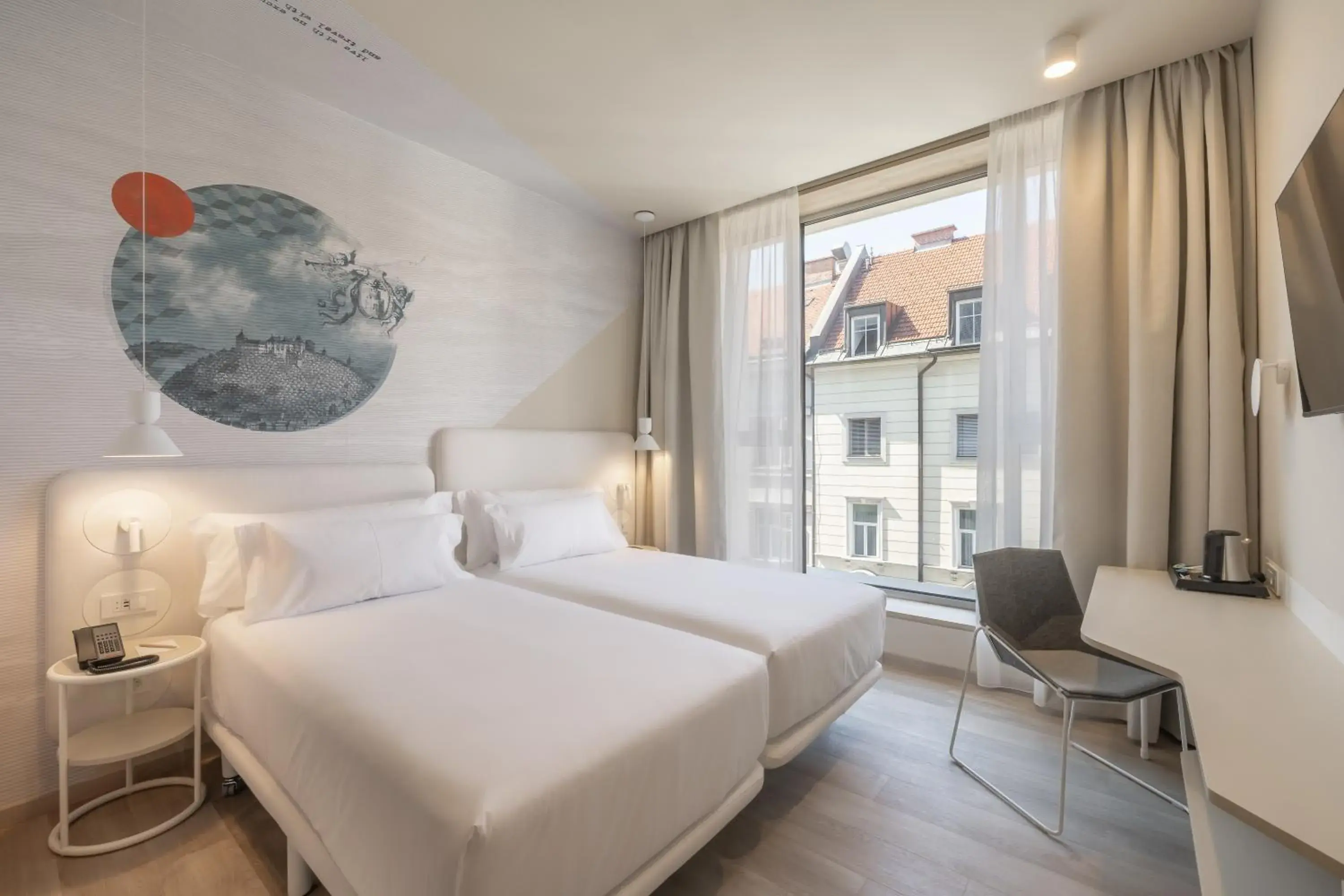 Bedroom, Bed in Occidental Ljubljana Bedroom, Bed in Occidental Ljubljana