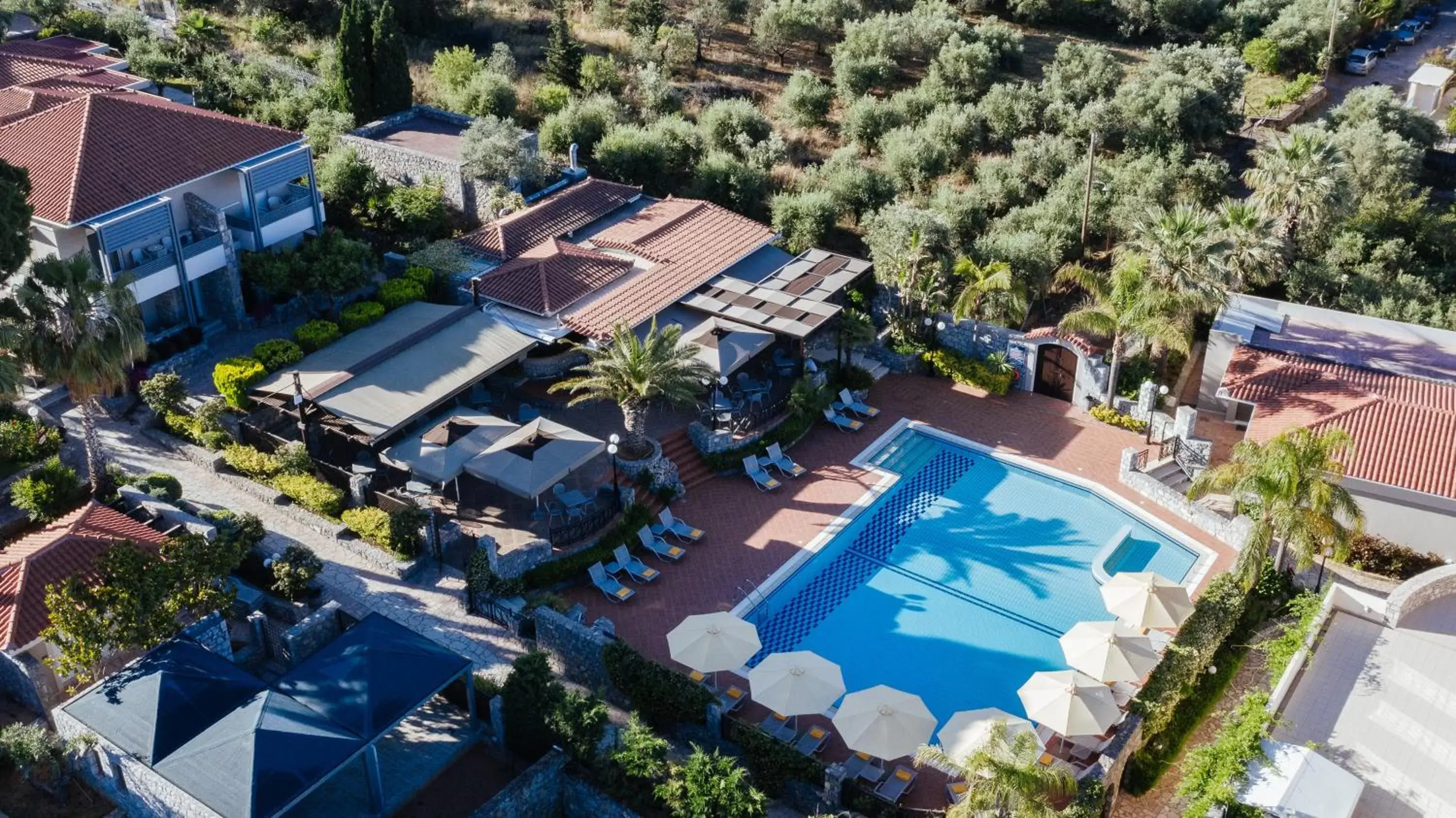 Bird's eye view in Akti Taygetos - Conference Resort Bird's eye view in Akti Taygetos - Conference Resort