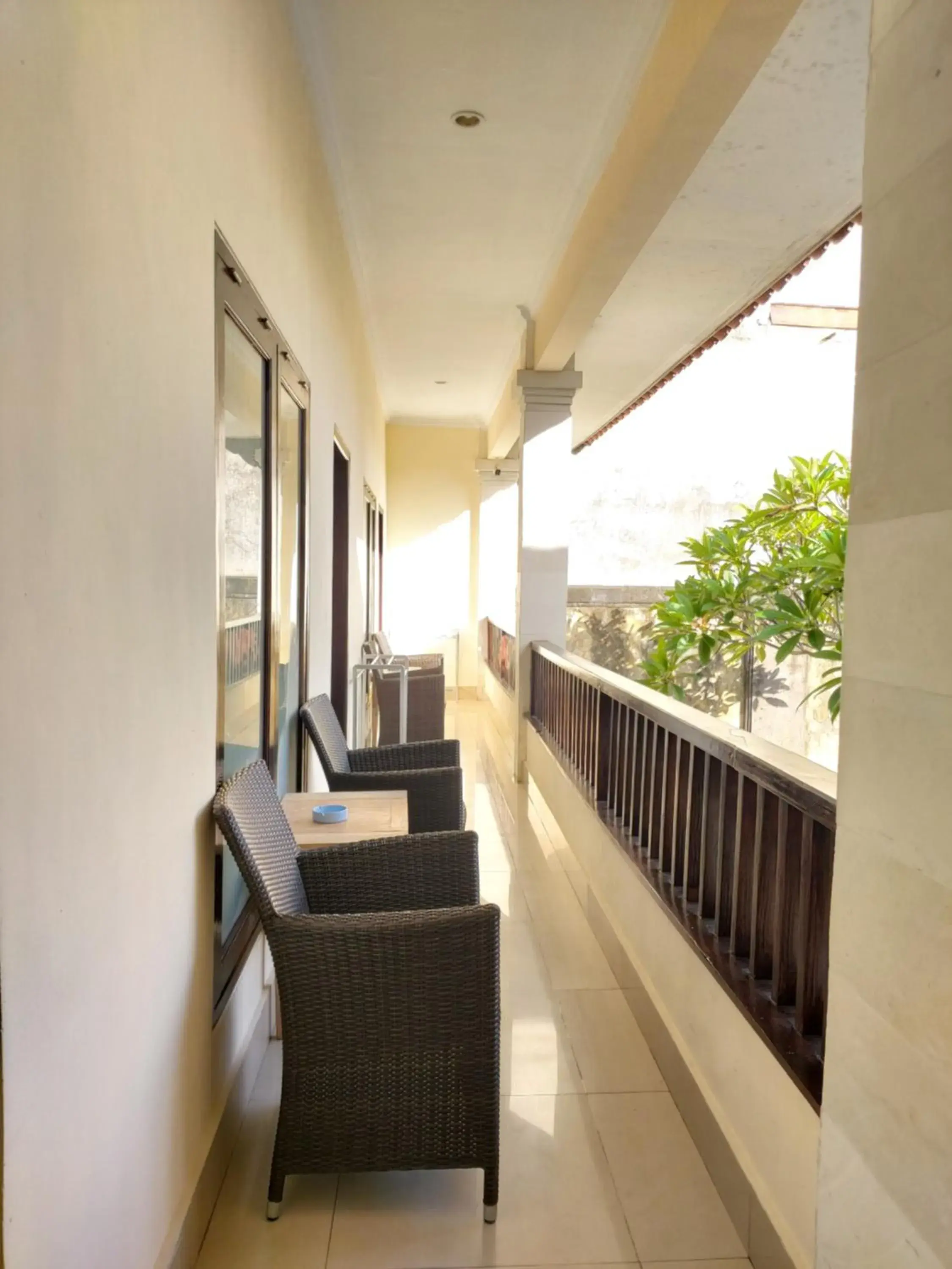 Balcony/Terrace in Radha Bali Hotel