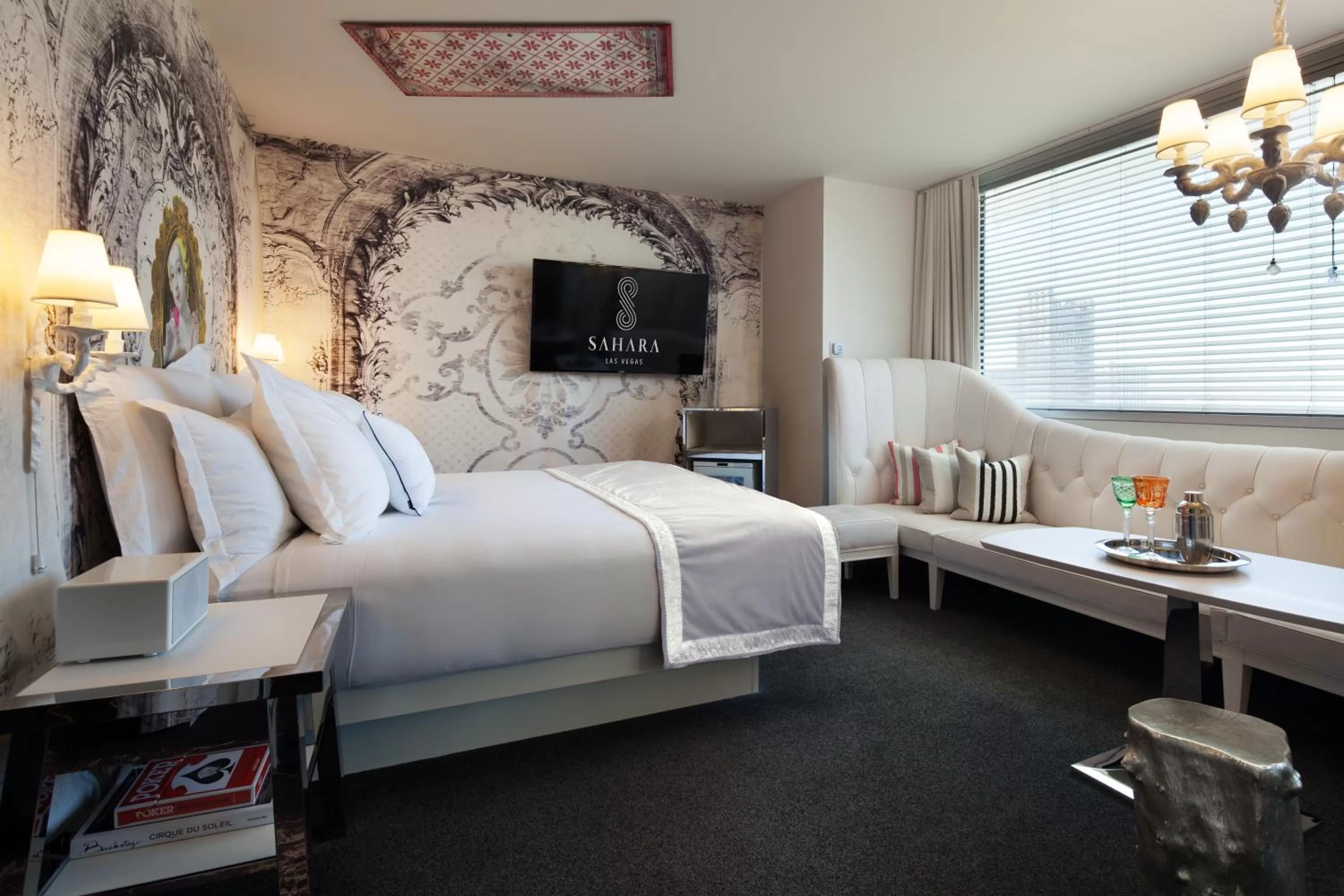 Bedroom, Bed in SAHARA Las Vegas