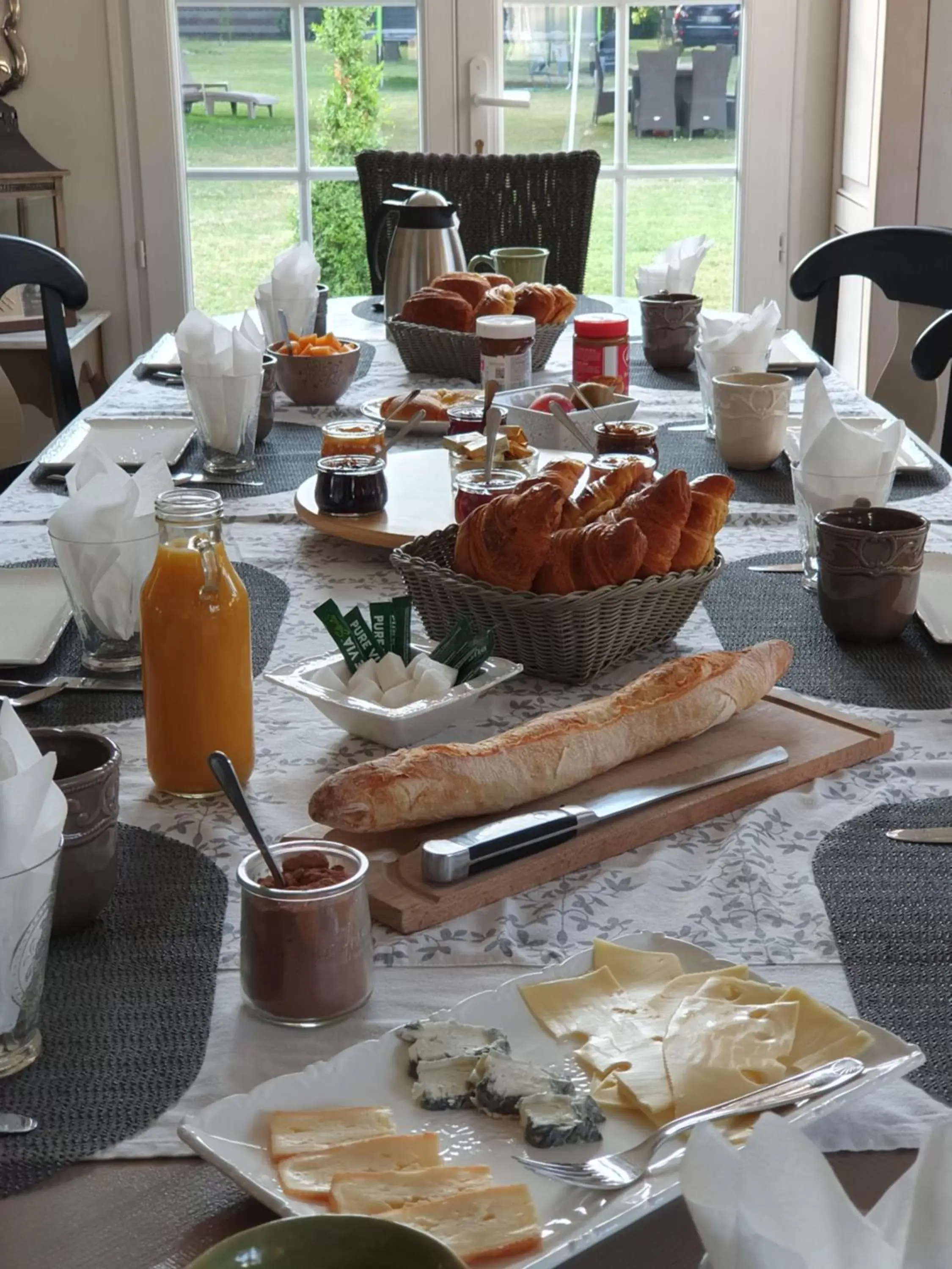 Breakfast in Chambres d'hôtes Nuits Campagnardes