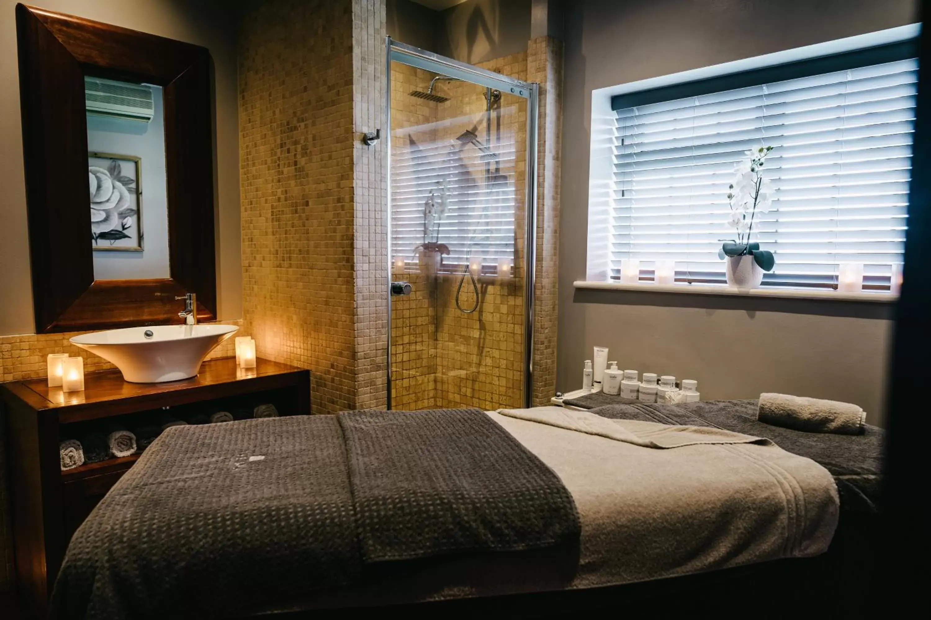 Massage, Bed in Rowton Hall Hotel and Spa