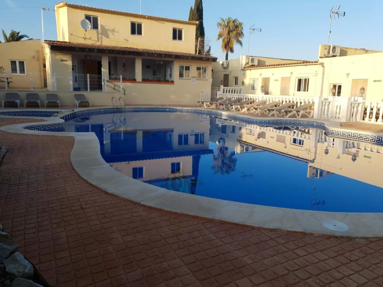 Pool view in Casa Robion