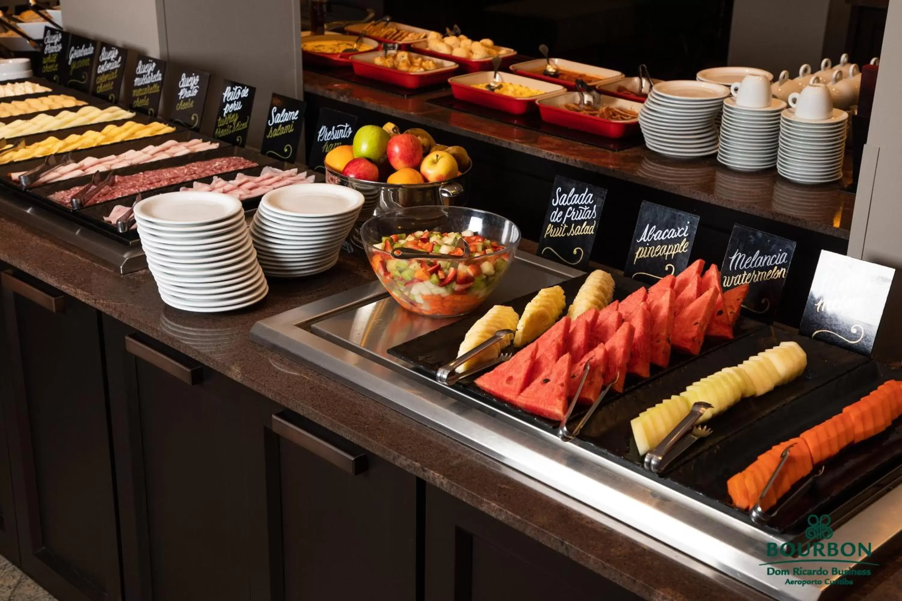 Buffet breakfast in Bourbon Dom Ricardo Aeroporto Curitiba Business Hotel