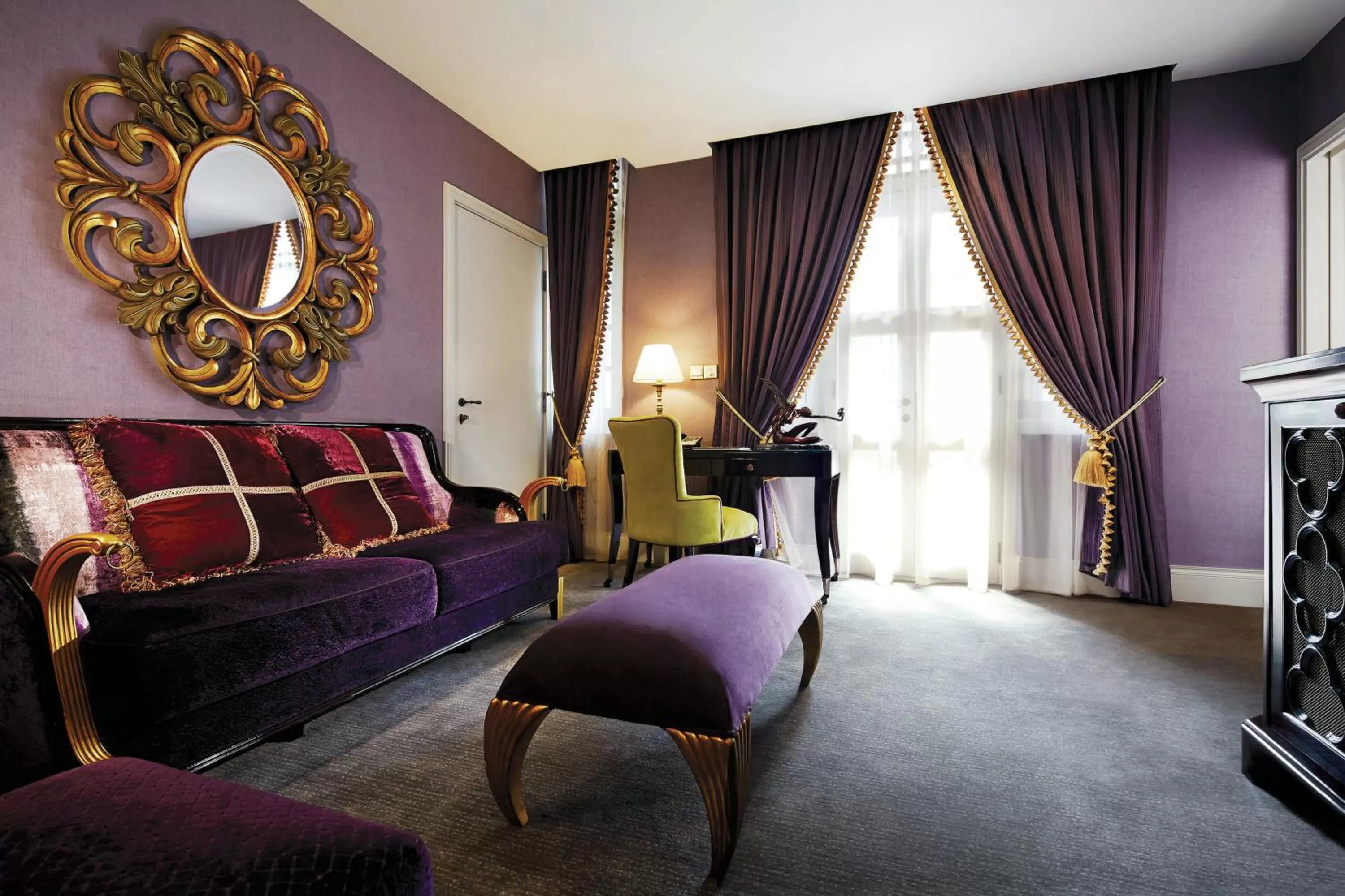 Living room in The Scarlet Singapore