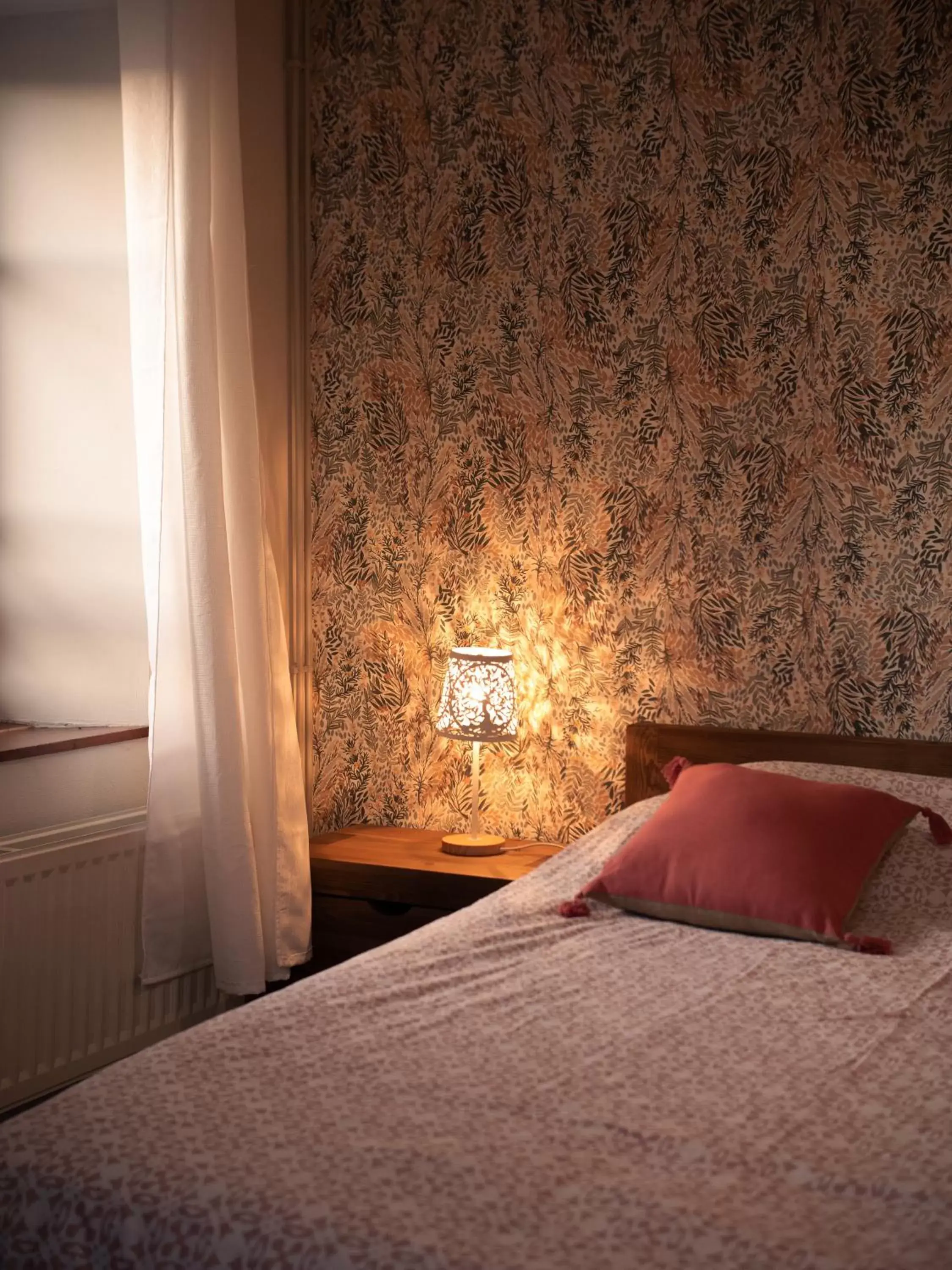 Bed in Chambre d'hôte de L'Auberge de la Fruitière