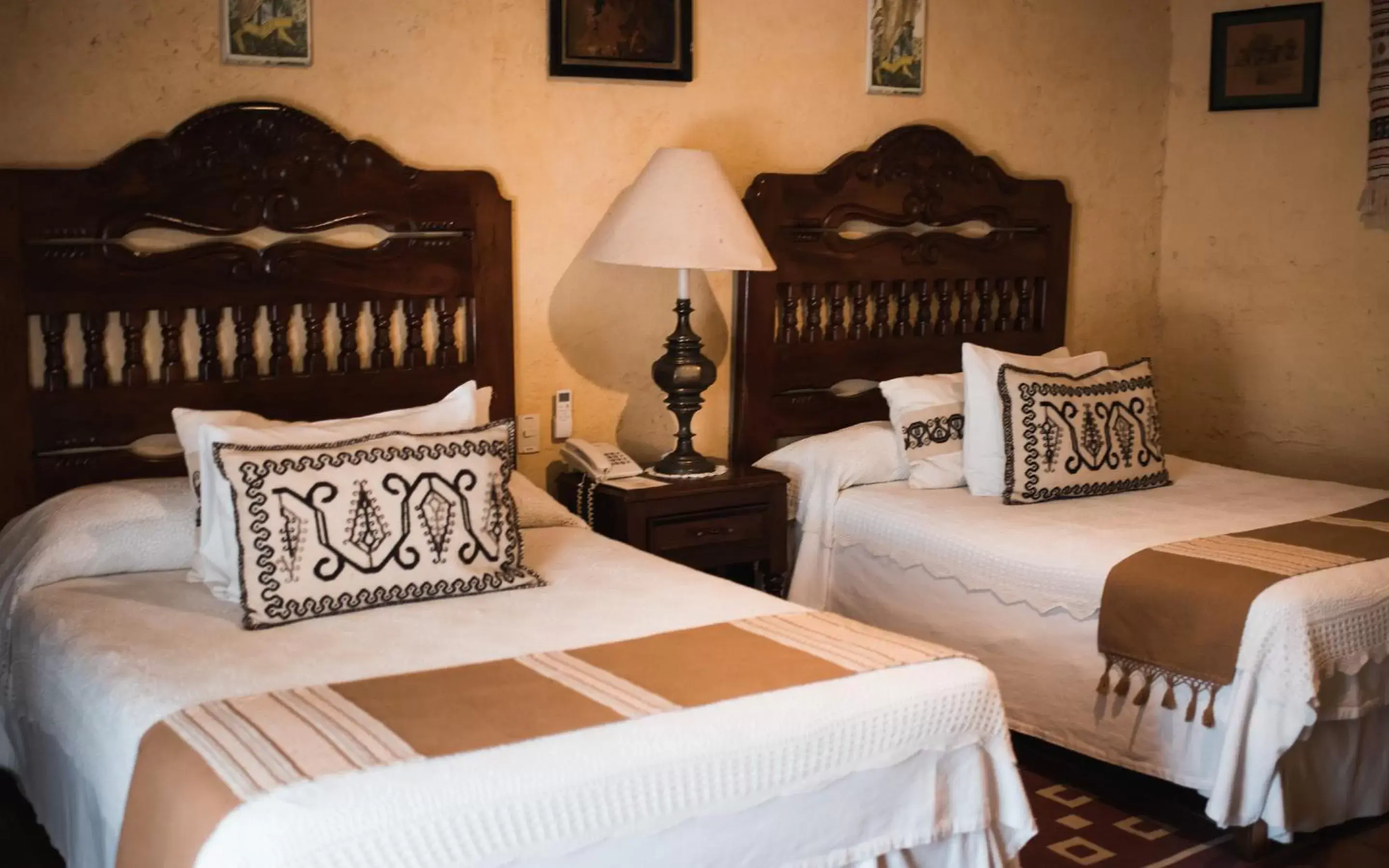 Bed in Hacienda El Carmen Hotel & Spa