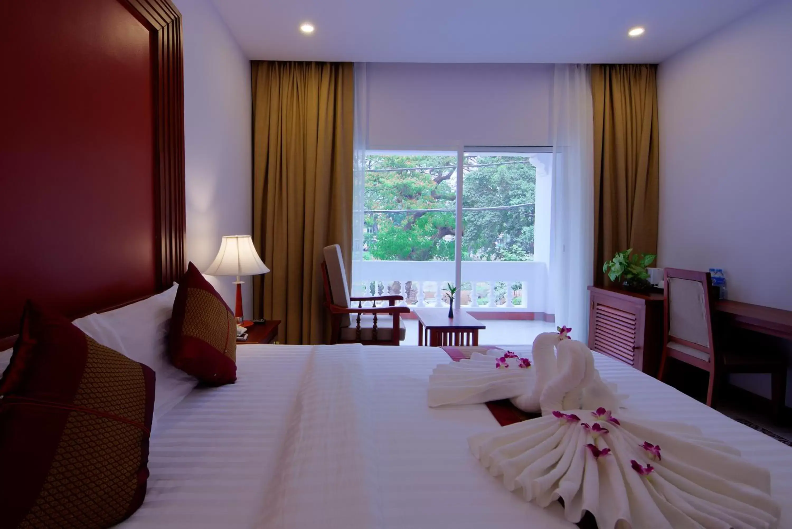 Balcony/Terrace, Bed in Shadow Angkor Residence