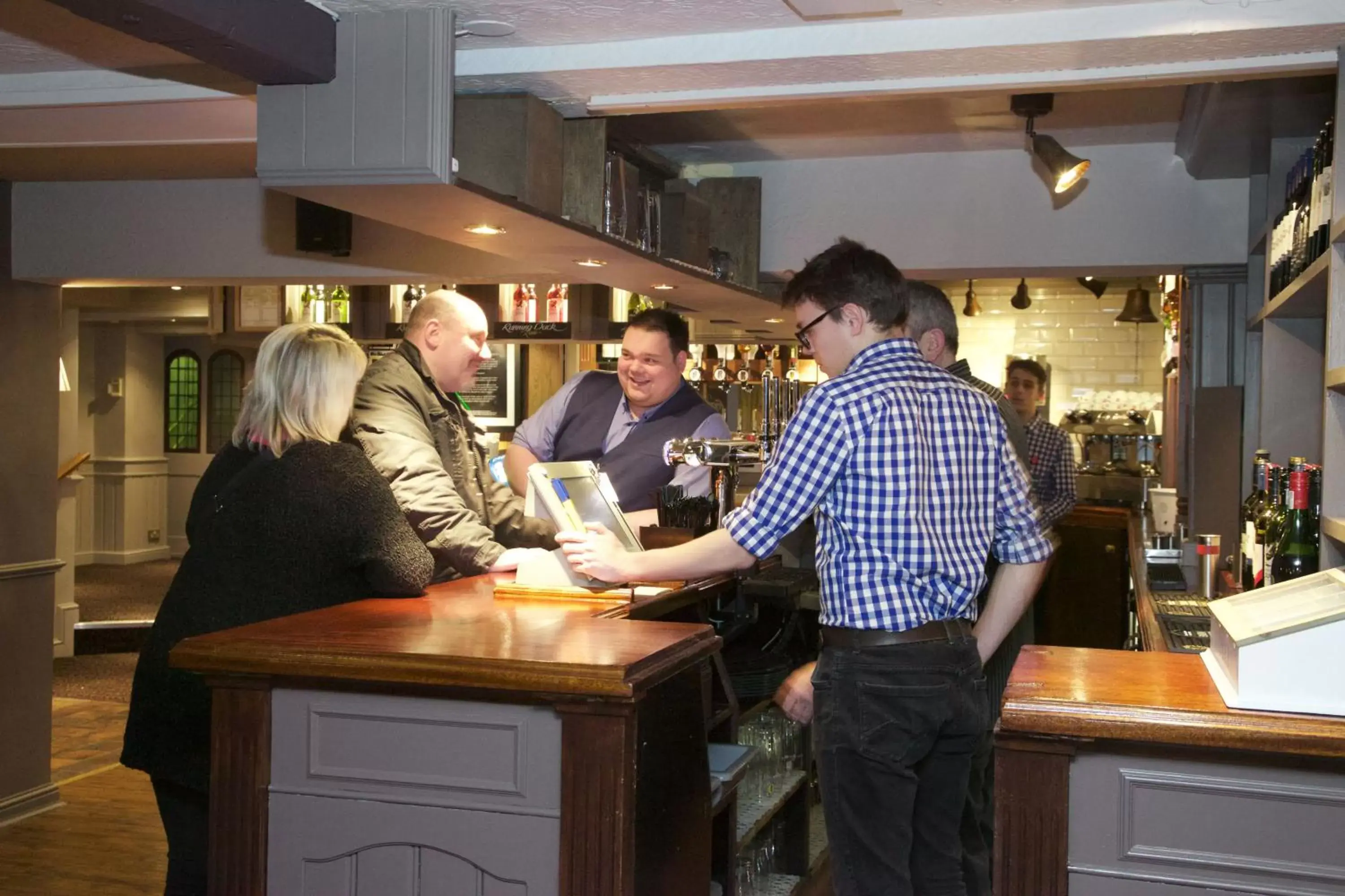 Staff in Fisherman's Cot, Tiverton by Marston's Inns