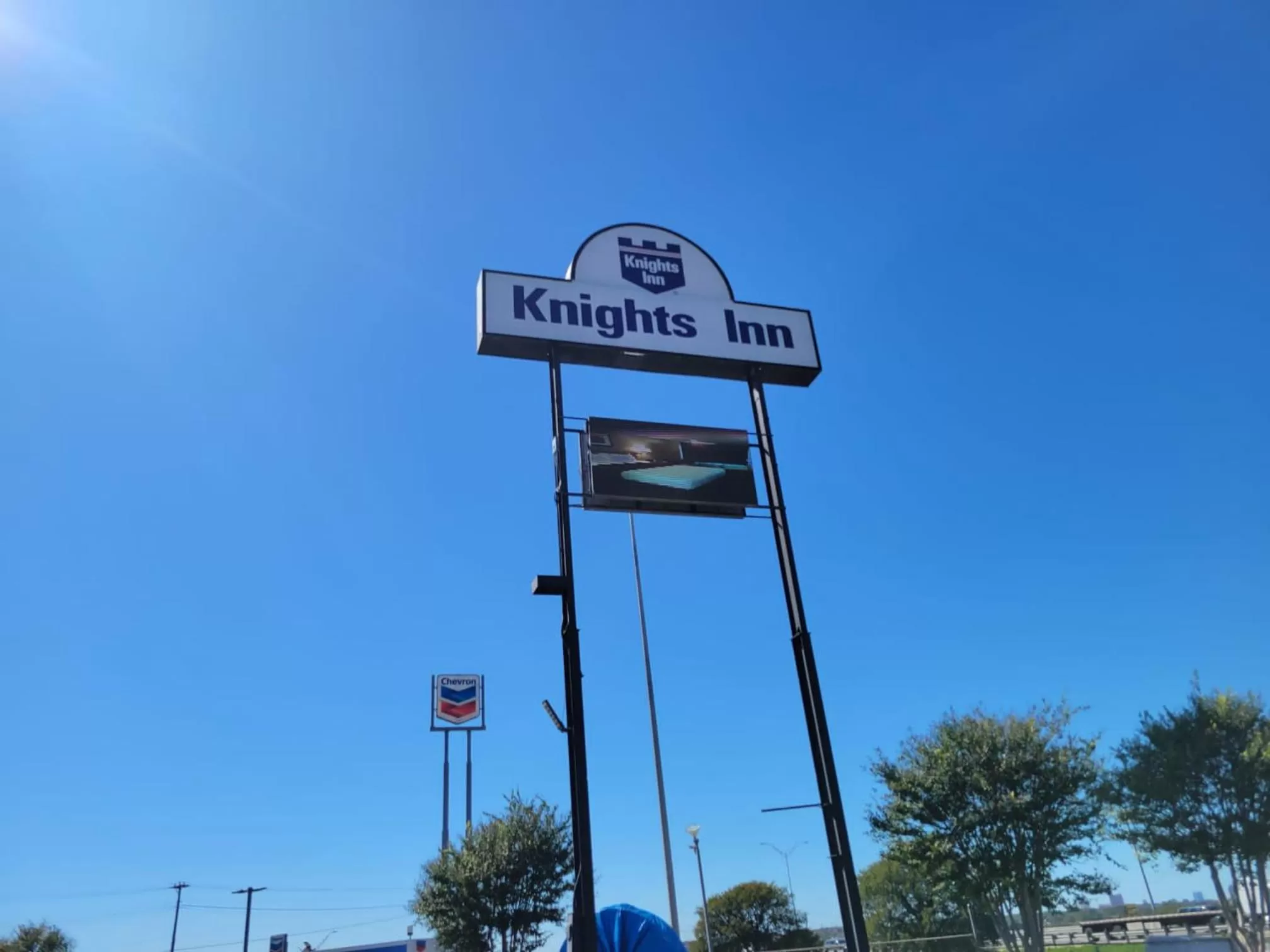 Property logo or sign in Knights Inn San Antonio near Frost Bank Center