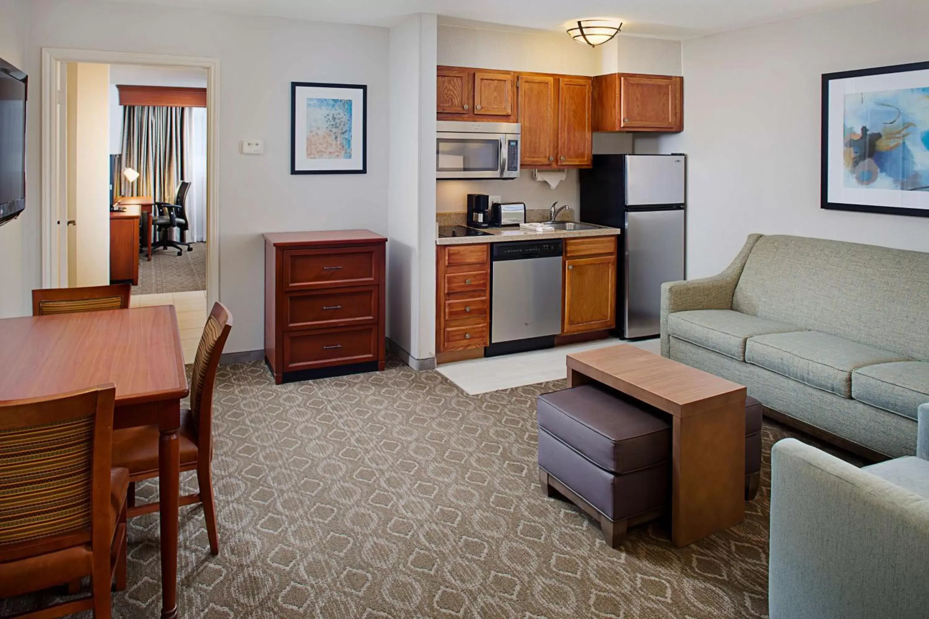 Living room, Seating Area in Homewood Suites by Hilton San Antonio Riverwalk/Downtown