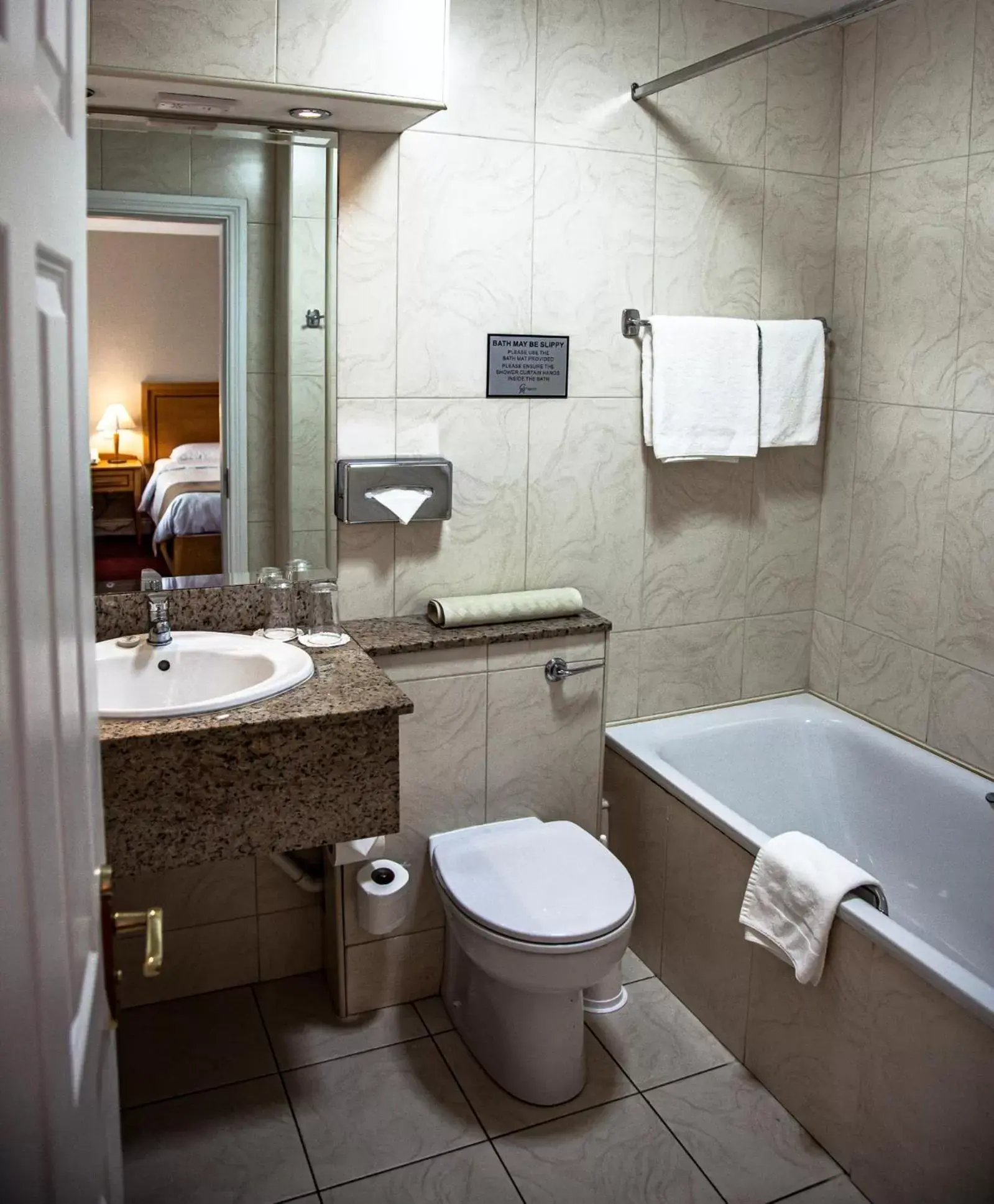 Bathroom in Gullane's Hotel