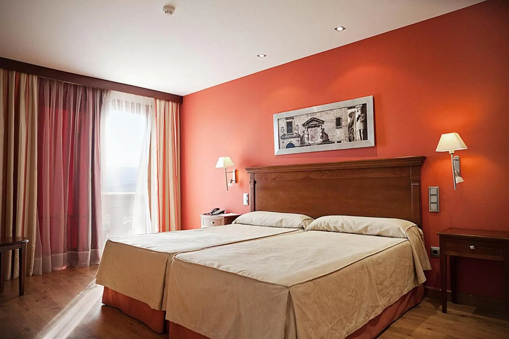 Bed in Hotel Campos de Baeza