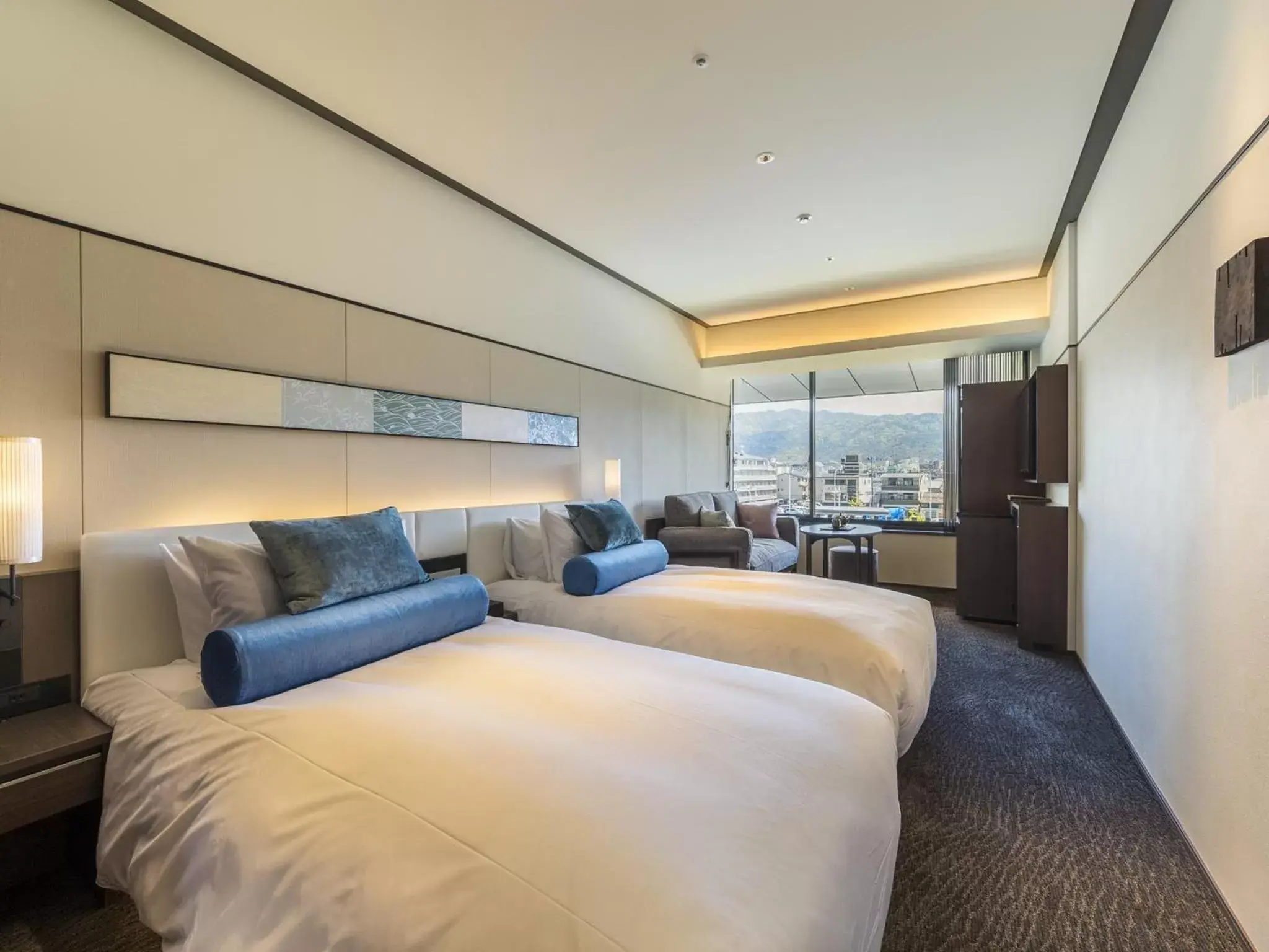 Twin Room with River View - Non-Smoking in Solaria Nishitetsu Hotel Kyoto Premier Twin Room with River View - Non-Smoking in Solaria Nishitetsu Hotel Kyoto Premier