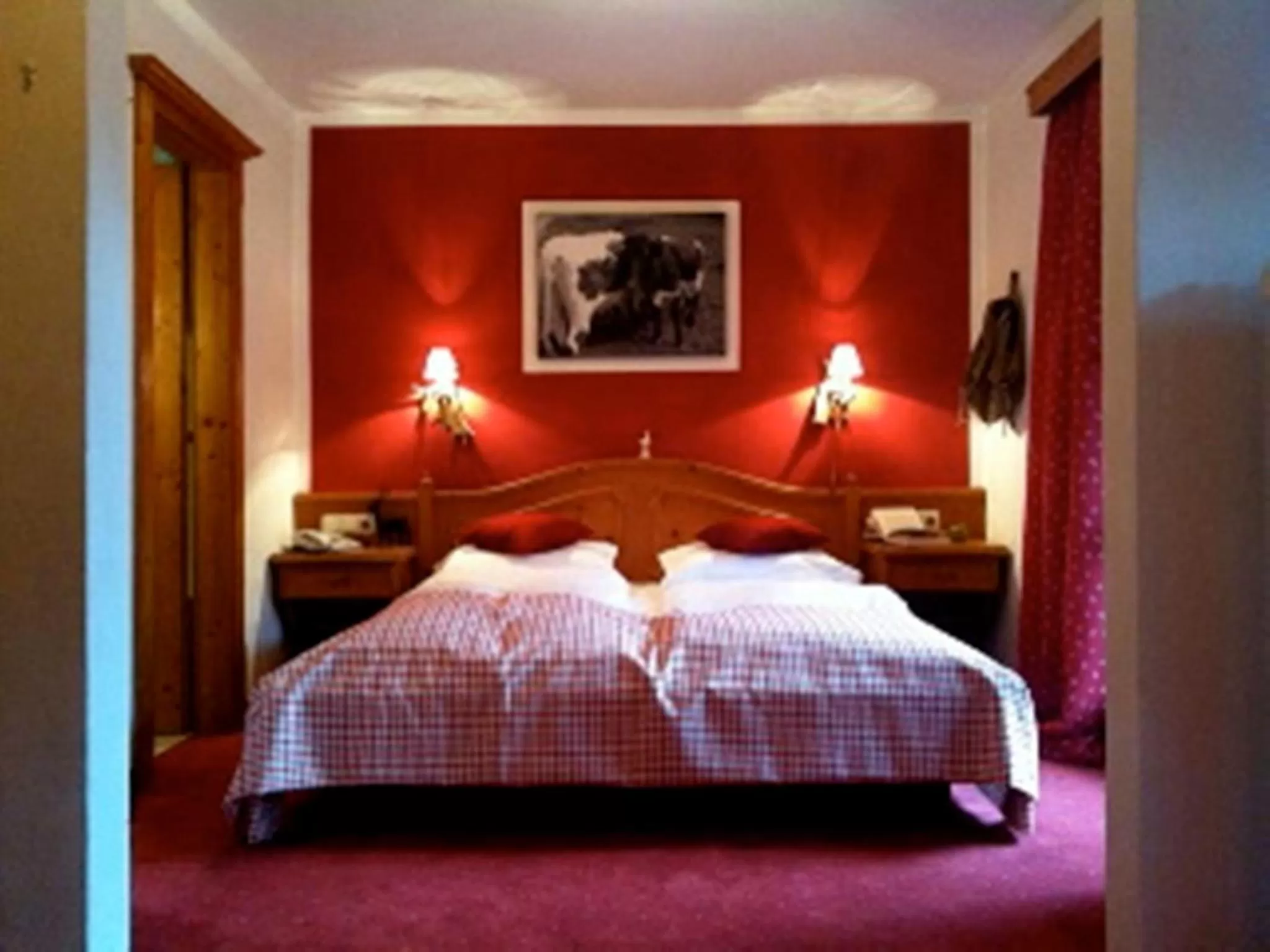 Bed in Hotel Gamshof